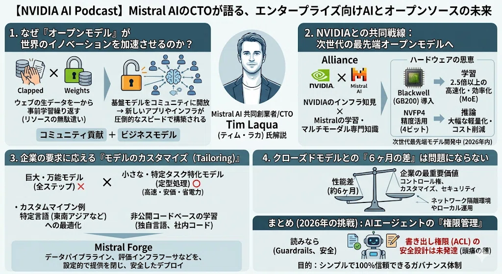 NVIDIA AI Podcast】Mistral AIのCTOが語る、エンタープライズ向けAIと