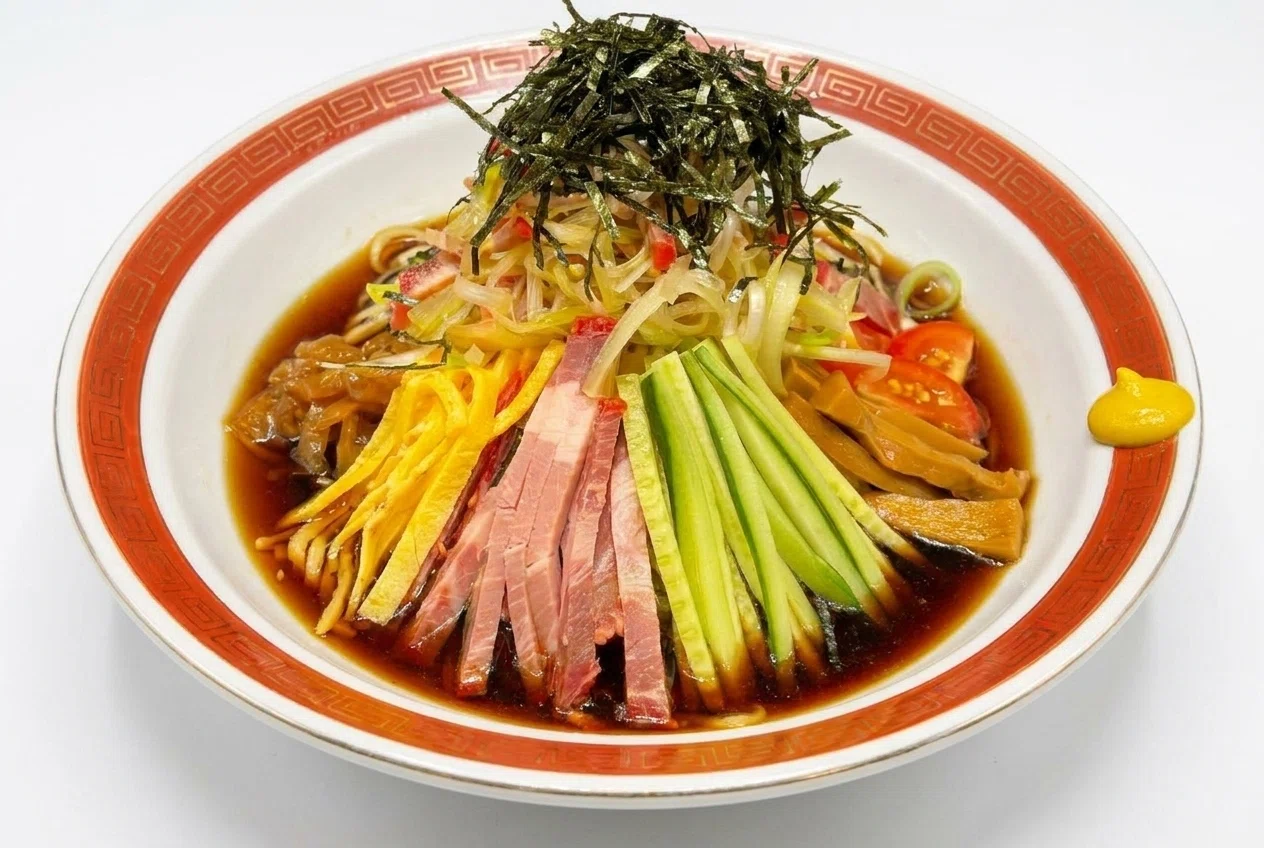 冷やし中華、始めました。｜支那そば万作