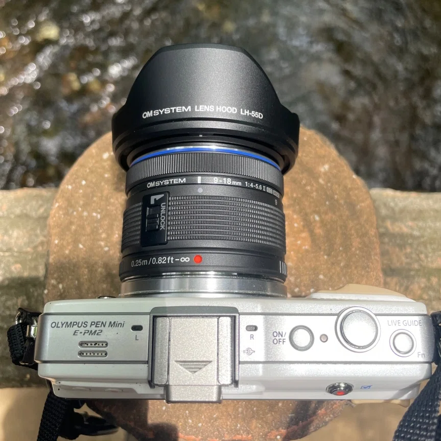 OLYMPUS pen mini e-pm2　本体ジャンク+レンズ 久しぶりにレンズを購入 超広角コンパクトズーム／今さら？ OLYMPUS