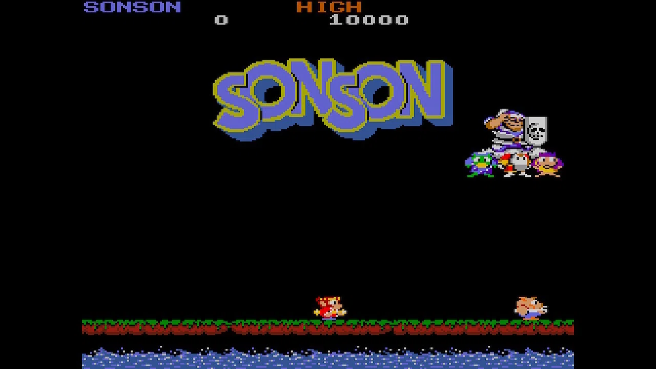 アーケードゲーム SONSONソンソン のポップ 【レア】 ソンソン（アーケード版）の感想｜コロちゃん