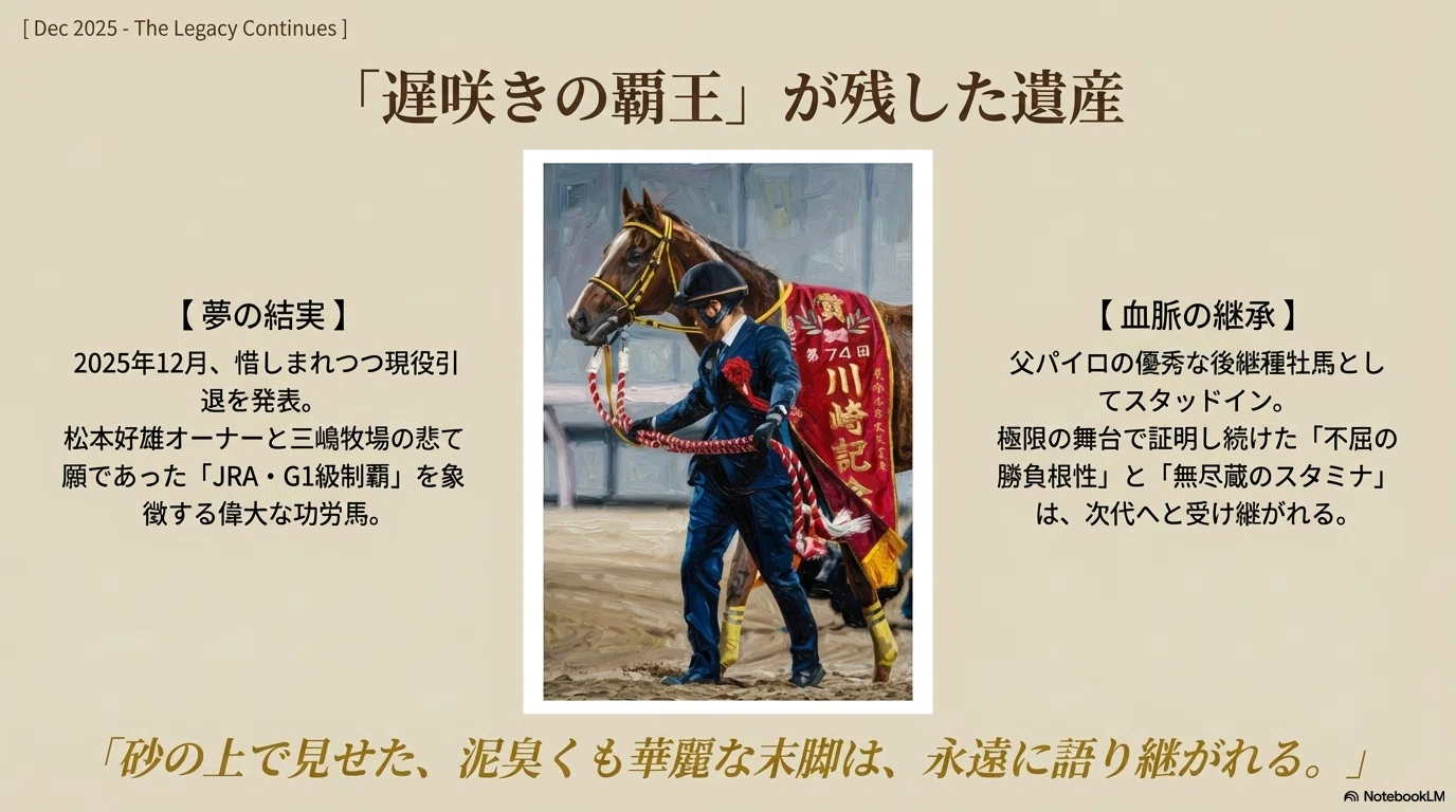 メイショウハリオ -遅咲きの覇王、史上初の帝王賞連覇-｜ハサミおじさん