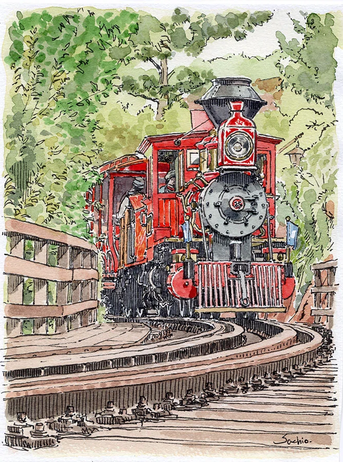 国鉄　絵画 クラウドファンディングのリターンが広げてくれる鉄道の世界｜豊洲機関区