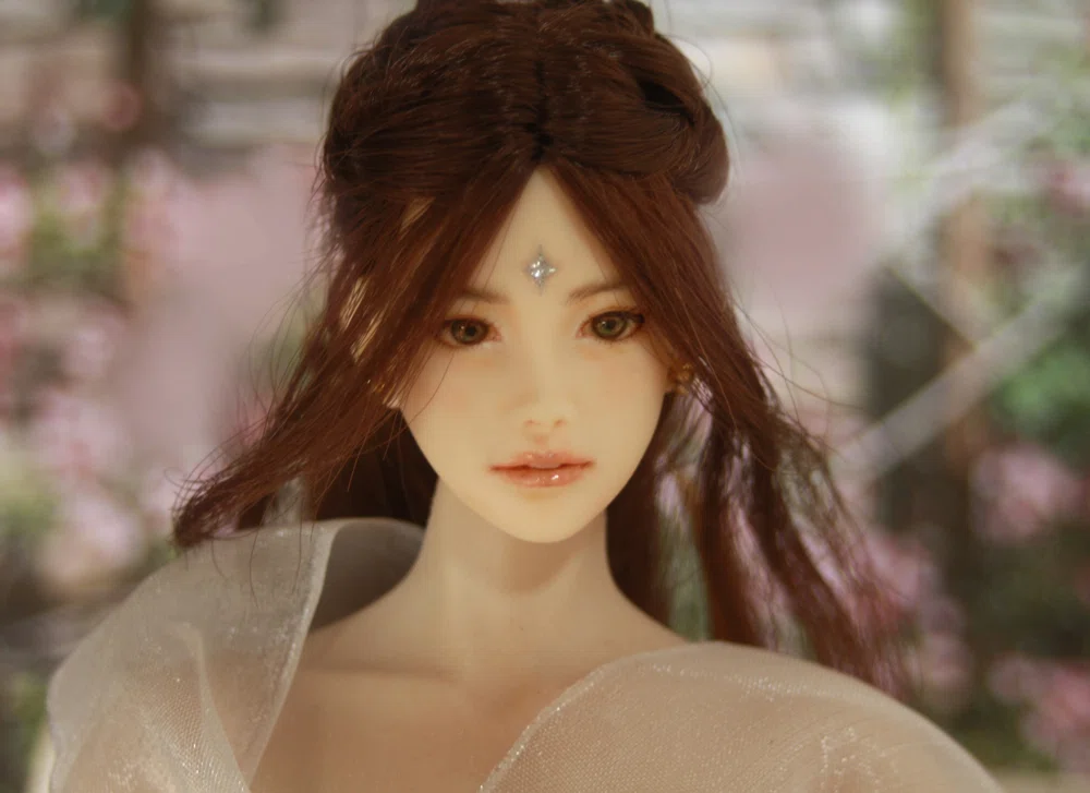 1/6カスタムドールヘッド☆UNFAIR26☆bymiho☆綺麗な花は好きですか