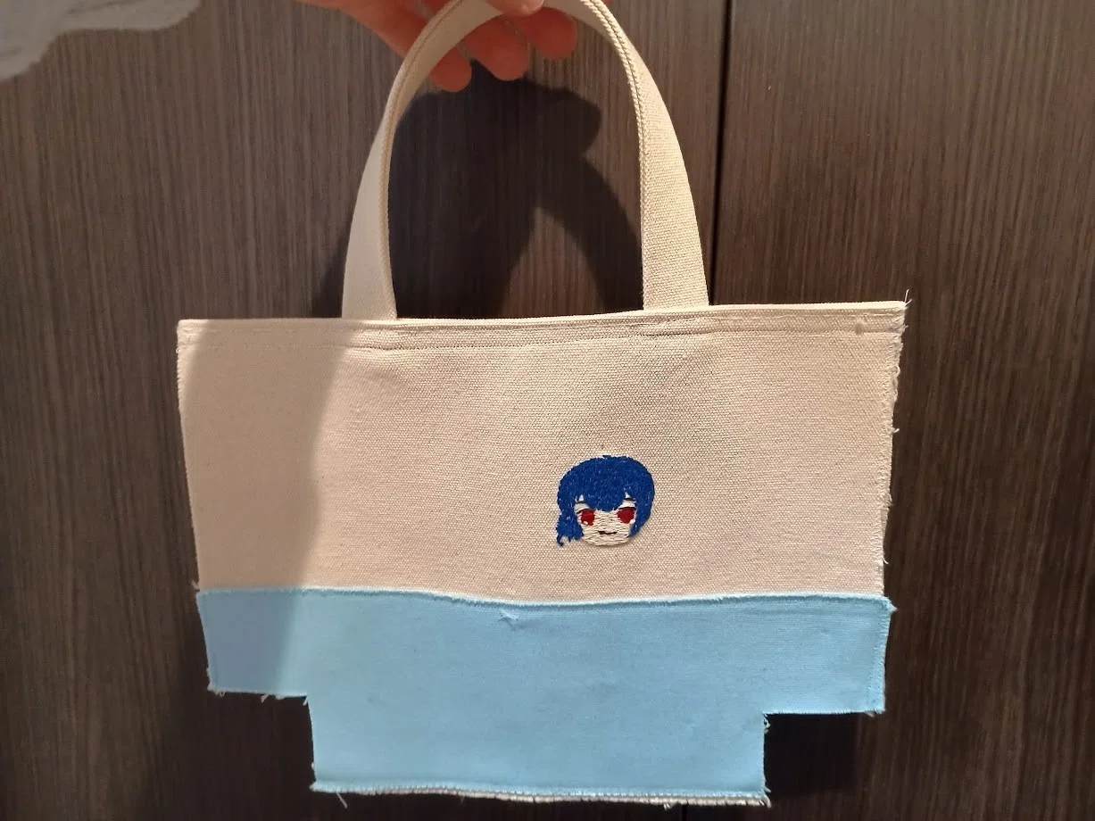 杜野凛世の刺繍入りバッグを作った｜神藤でいとな