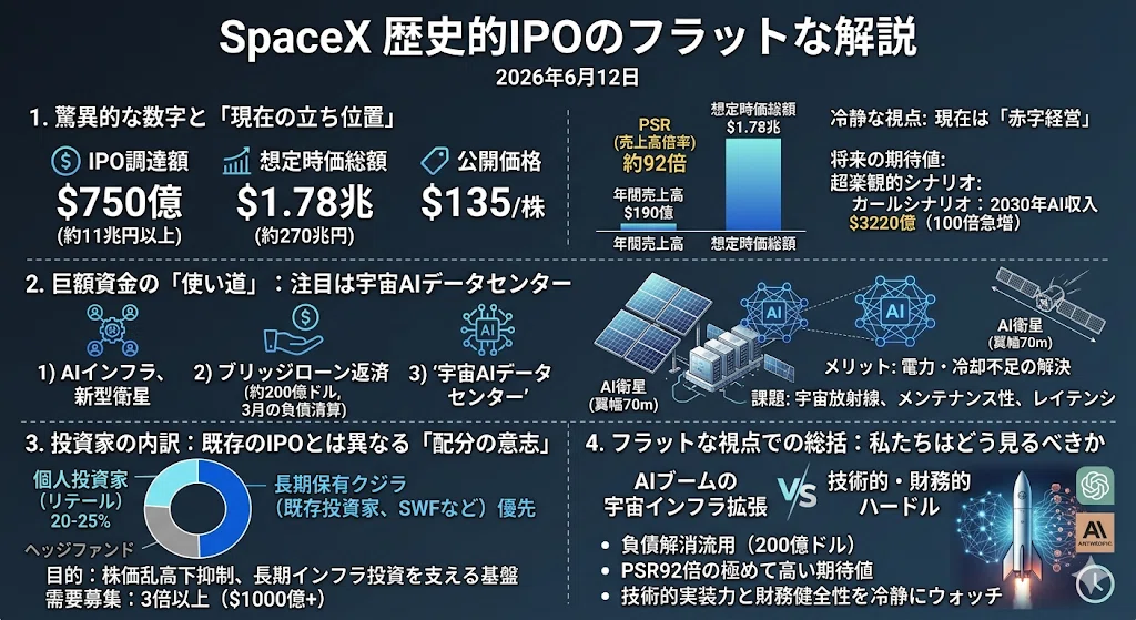 未使用　38explore まとめ売り　総額42000円相当 解説】SpaceXが世界最大のIPOへ：時価総額1.78兆ドルの衝撃と「宇宙AI