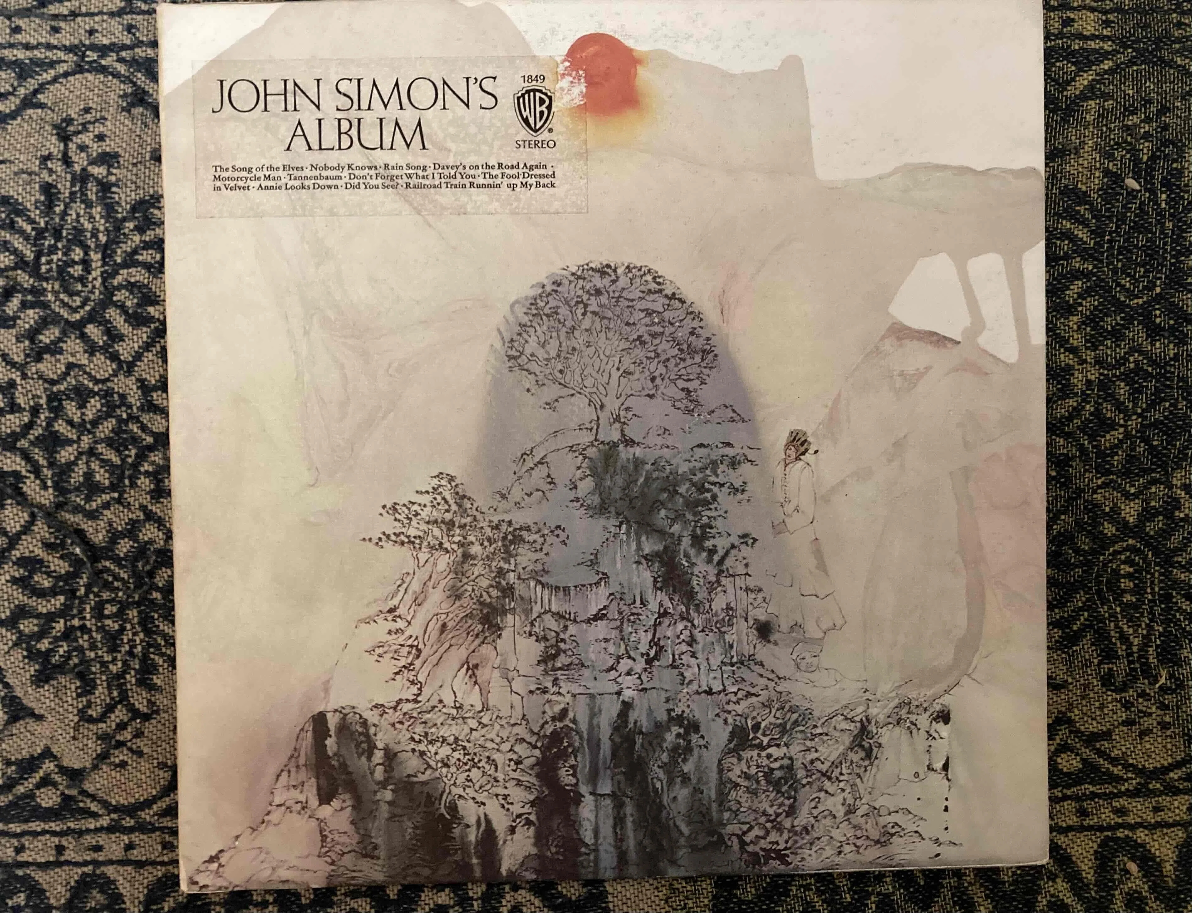 John Simon's Album (プロモ盤) John Simon [ John Simon's Album ] Warner bros WS1849｜naruru's Record