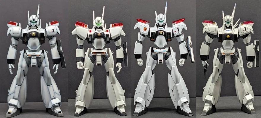 歴代イングラムプラモデル徹底比較！RG・MG・MODEROID等を並べてみた