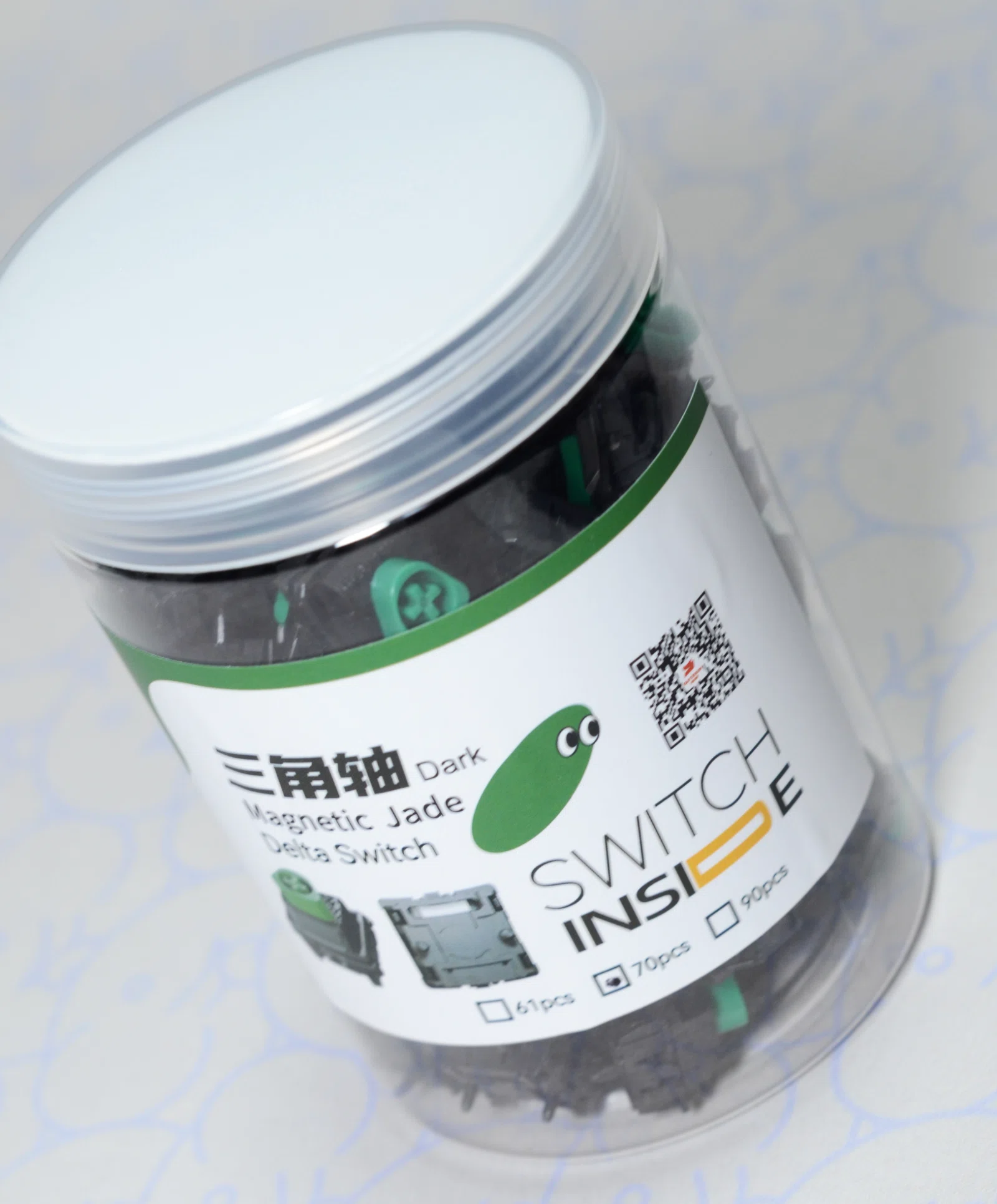 GATERON Magnetic Jade Delta HE Switch 三角ステムが特徴的な安定感の 