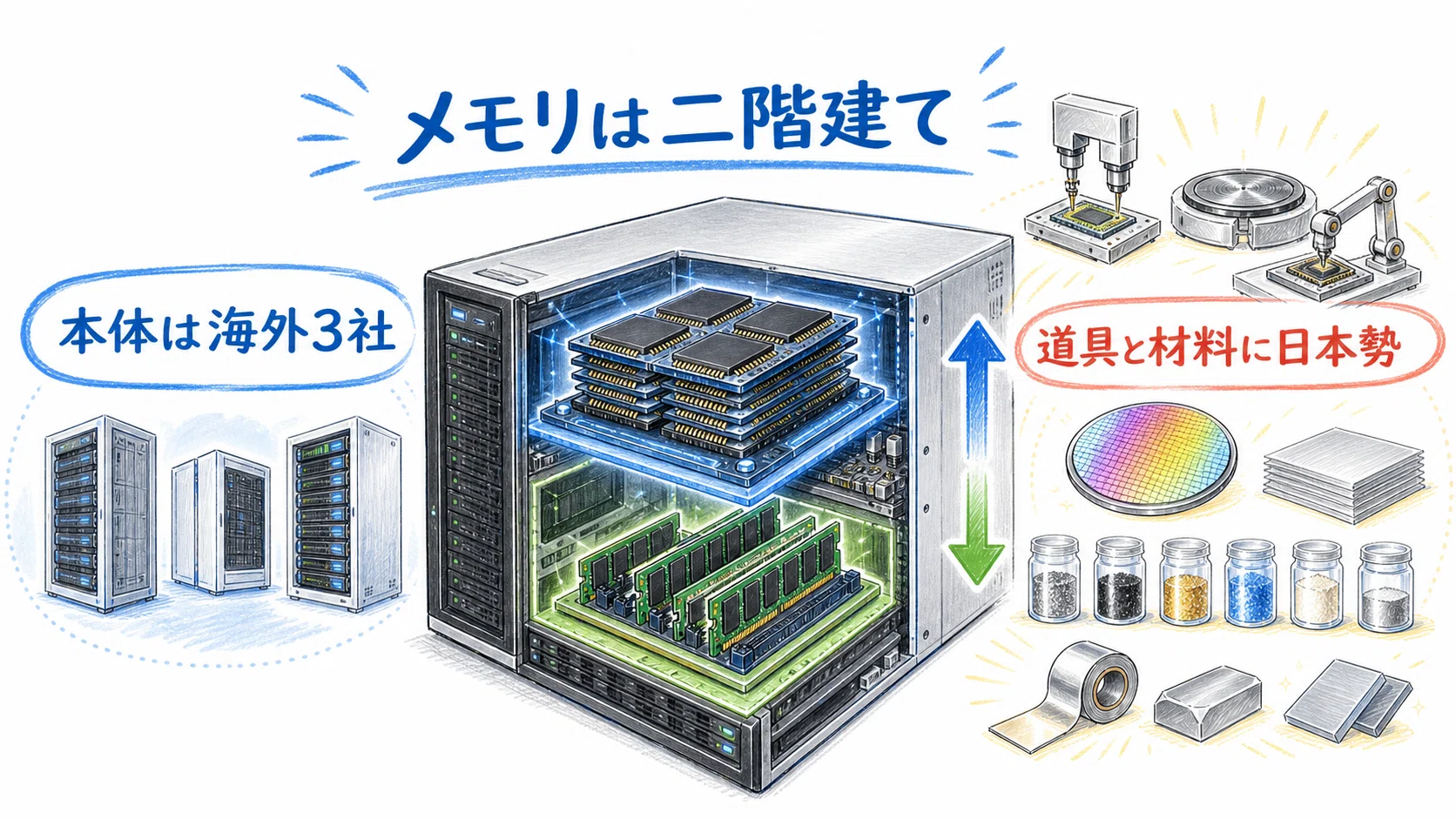 NVIDIAの新戦略】HBM4へ世代交代するメモリと、その道具と材料を握る