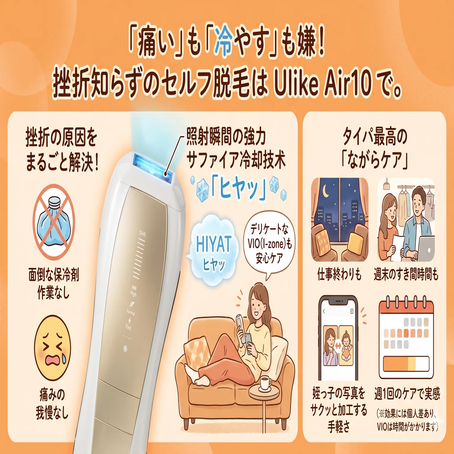 家庭用脱毛器はぶっちゃけ安物で痛くて挫折？VIOケアで後悔しない最強2