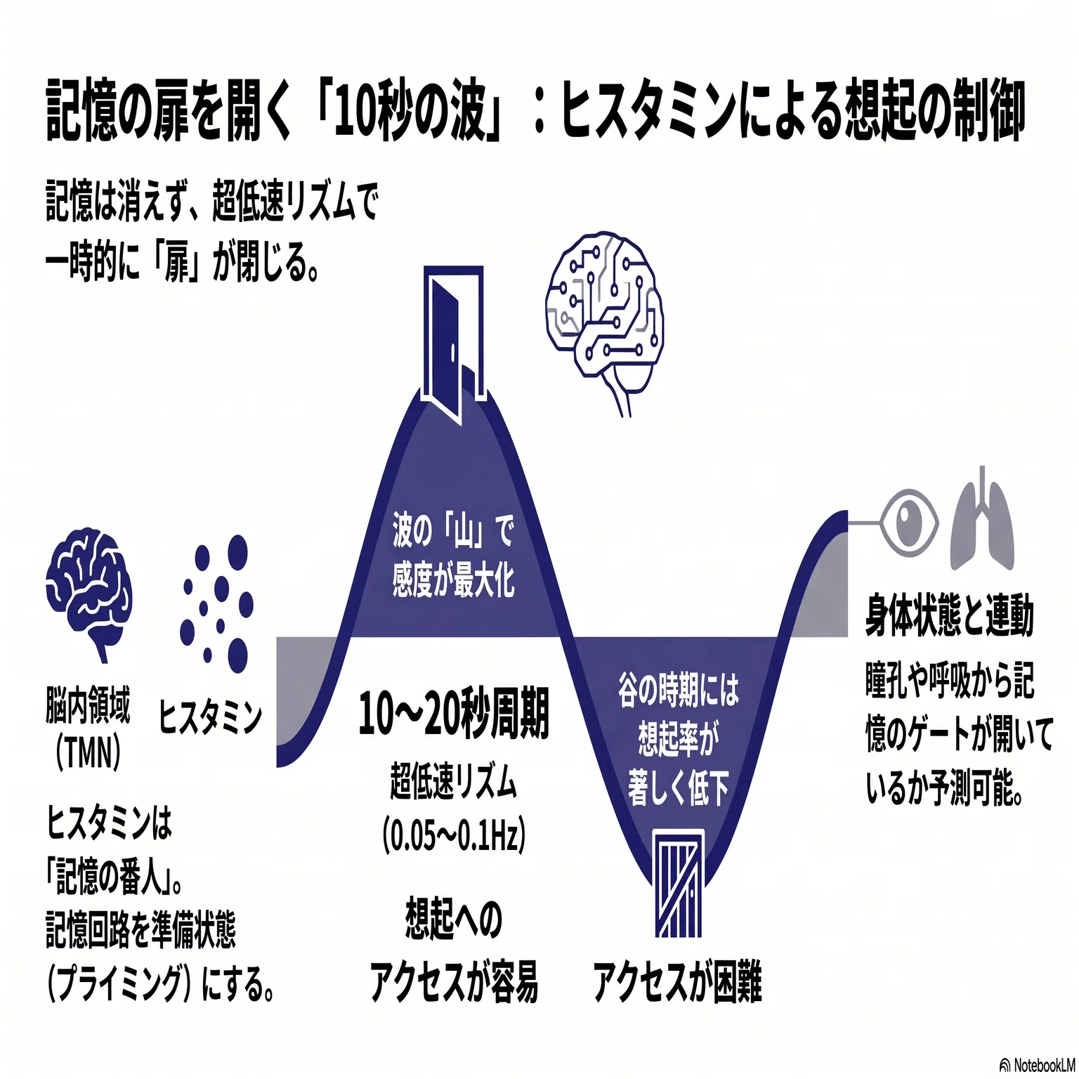 記憶は消えていない──脳の「超低速リズム」がゲートを開閉していた