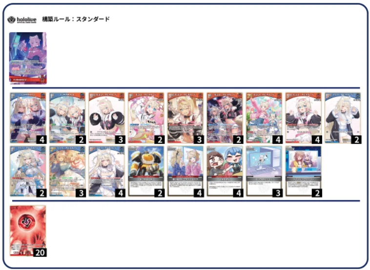 FUWAMOCO デッキ ホロライブ ホロカ バウンサーバウンド フワワ モココ
