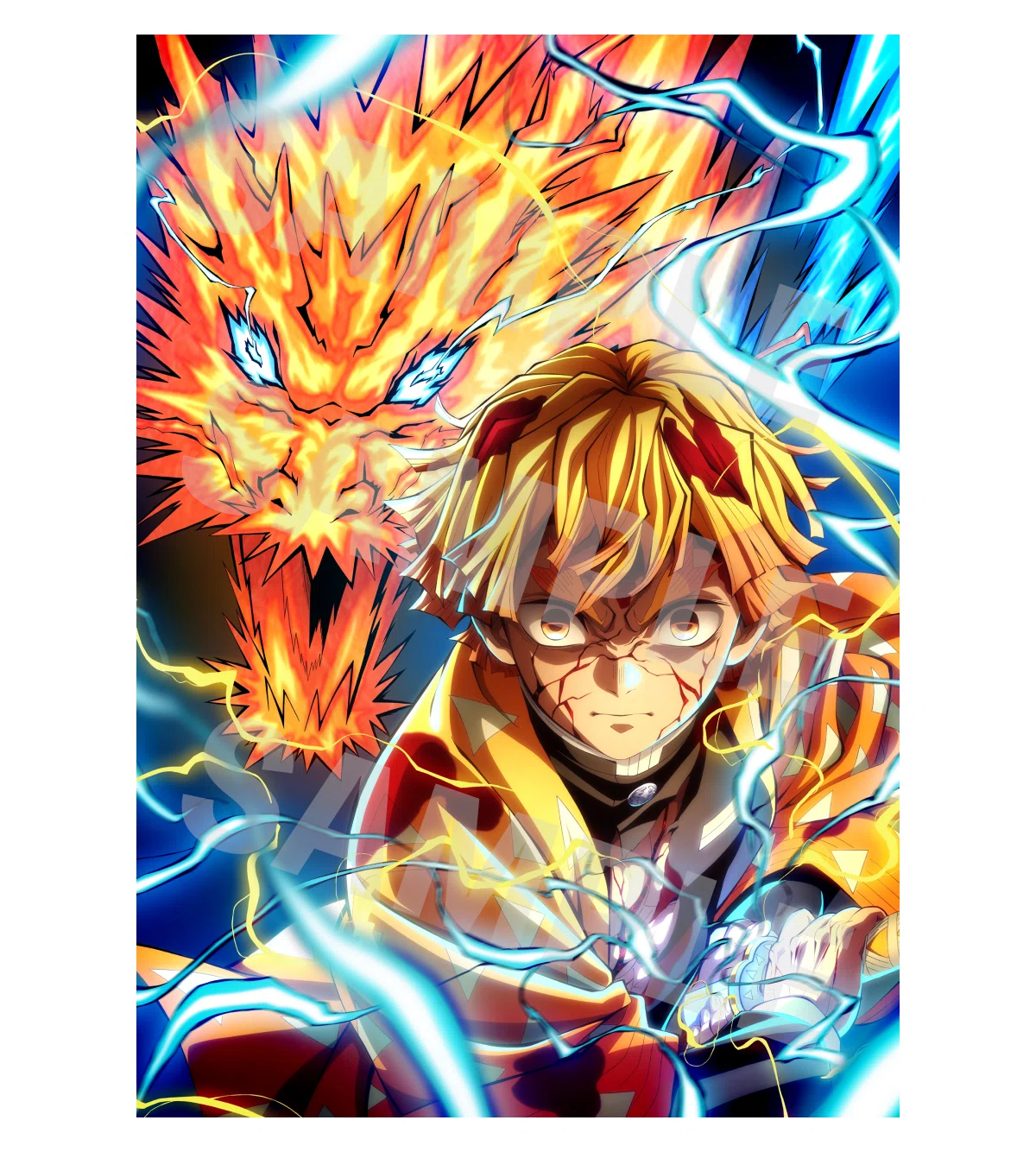 鬼滅の刃 無限城編 楽天限定 キャラファイングラフ 我妻善逸 おまけ