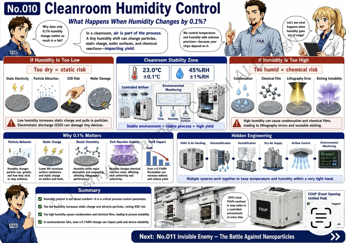 Humidity Cleanroom No.010 Cleanroom Humidity Control|Cristal AI Design
