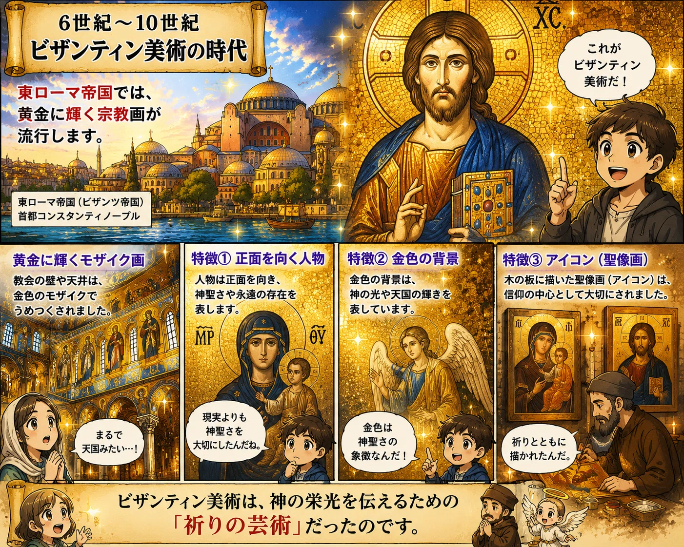 漫画でわかる！キリスト教の絵画史 なぜ天使たちは羽を持つのか？｜hon