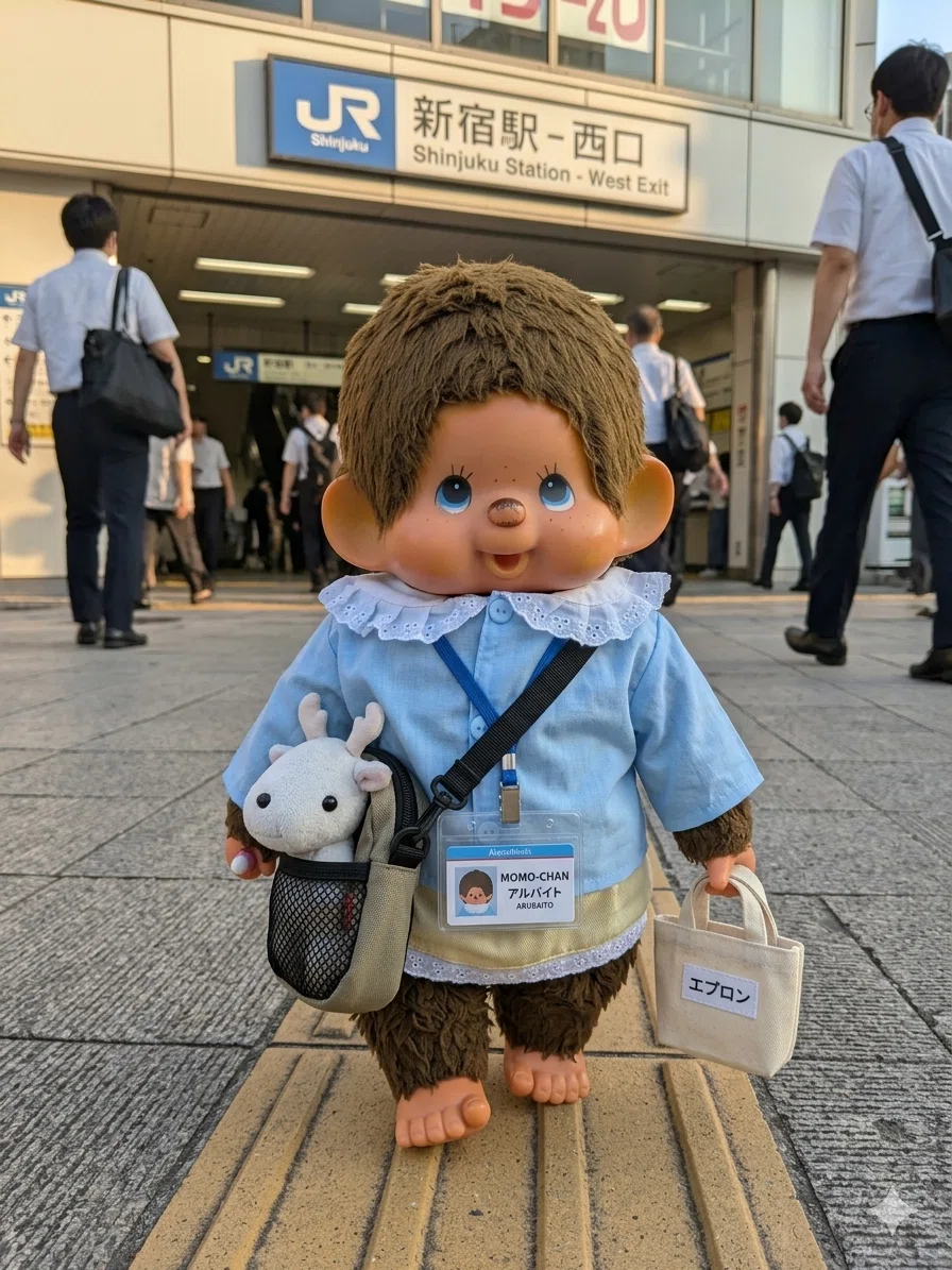 Daily Plushie Life: Momo-chan's Part-time Job｜ももちゃん