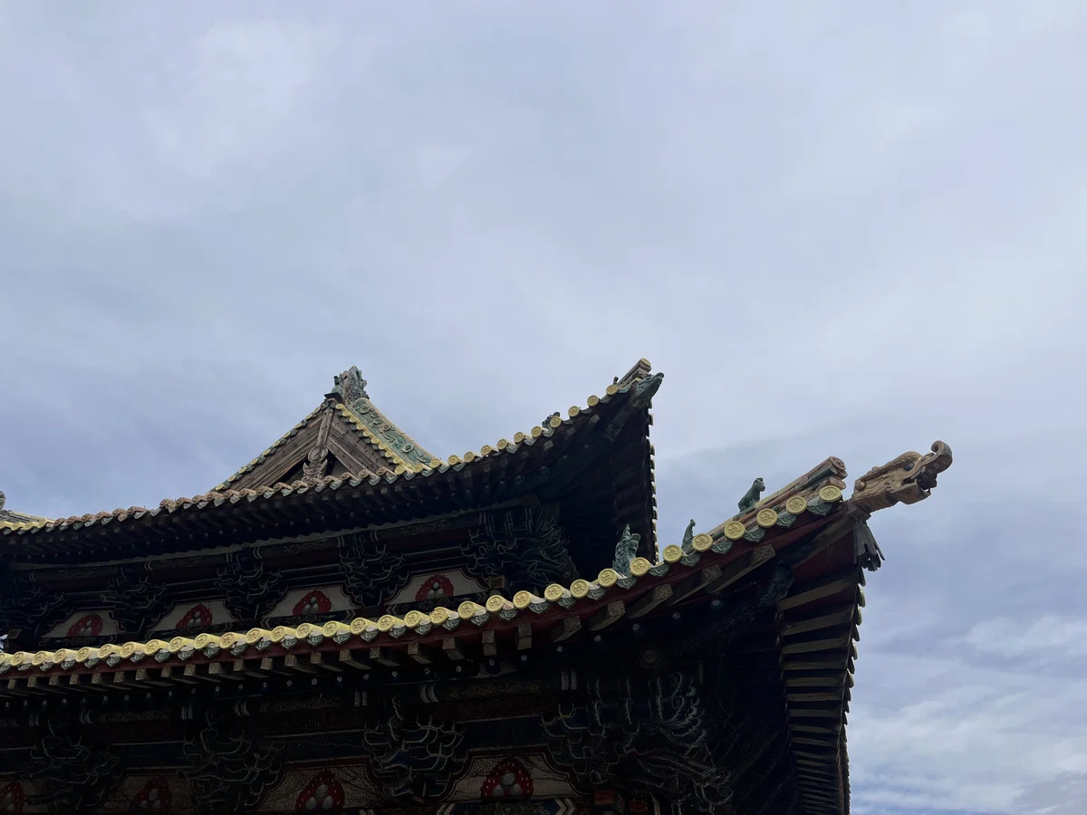 龍 軒先 エルデネゾー寺院 寺院 中央寺