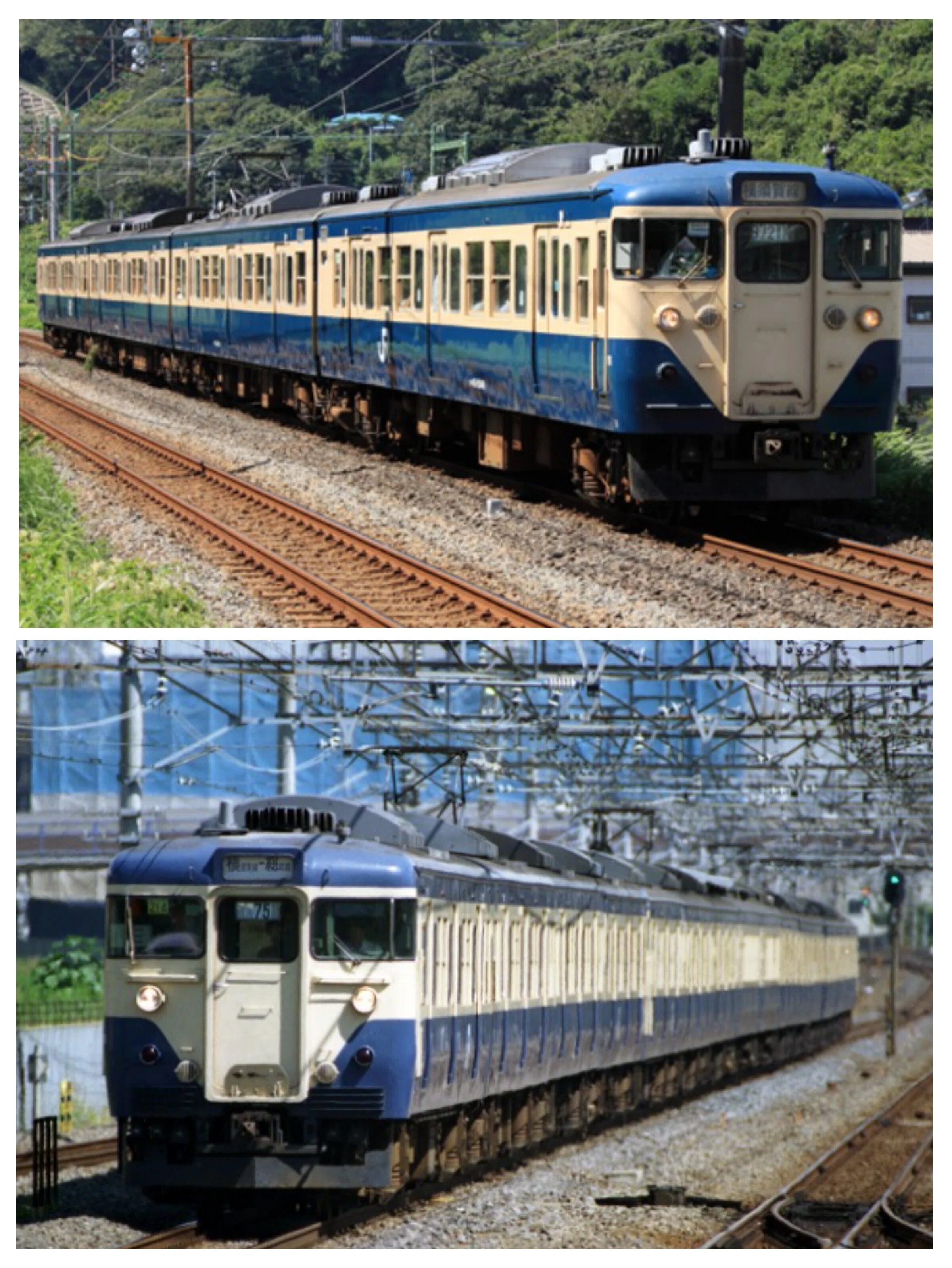 テクスチャ 横須賀線113系 鉄仮面 JR東日本にいた鉄仮面電車 風の