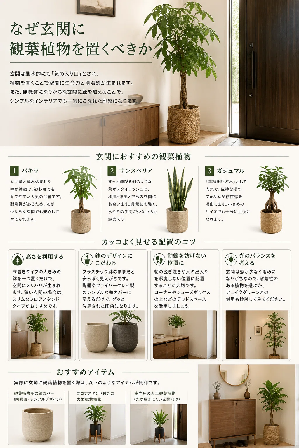玄関 観葉 植物