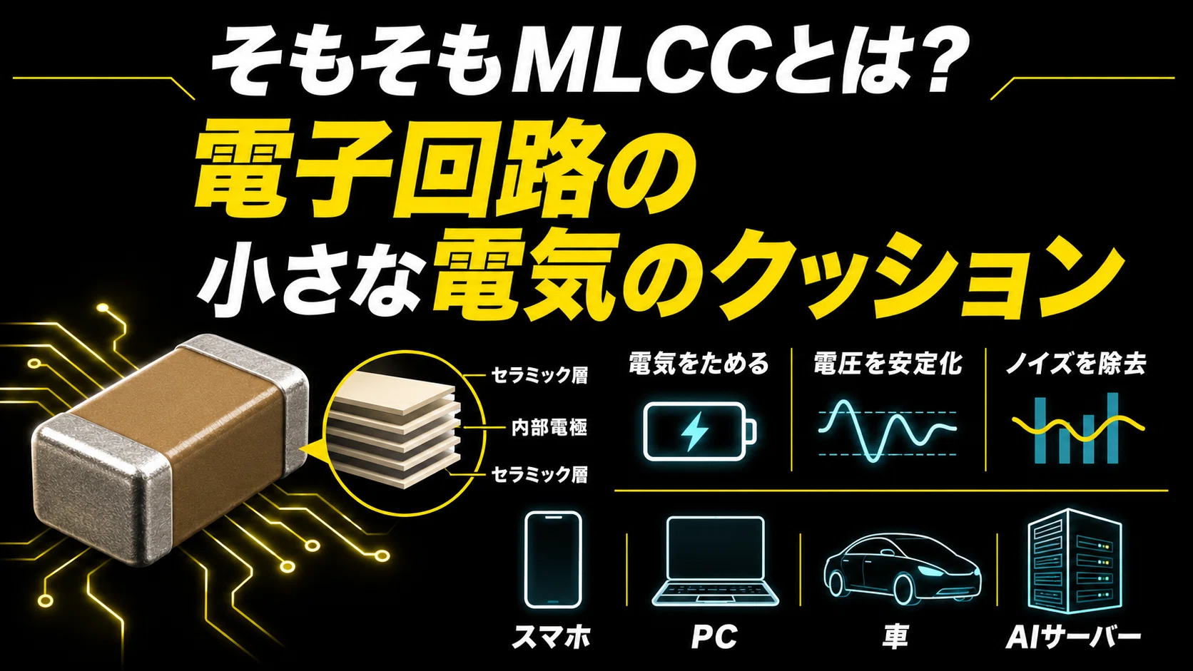 村田製作所と太陽誘電！MLCC関連株価上昇中！｜いちたろう