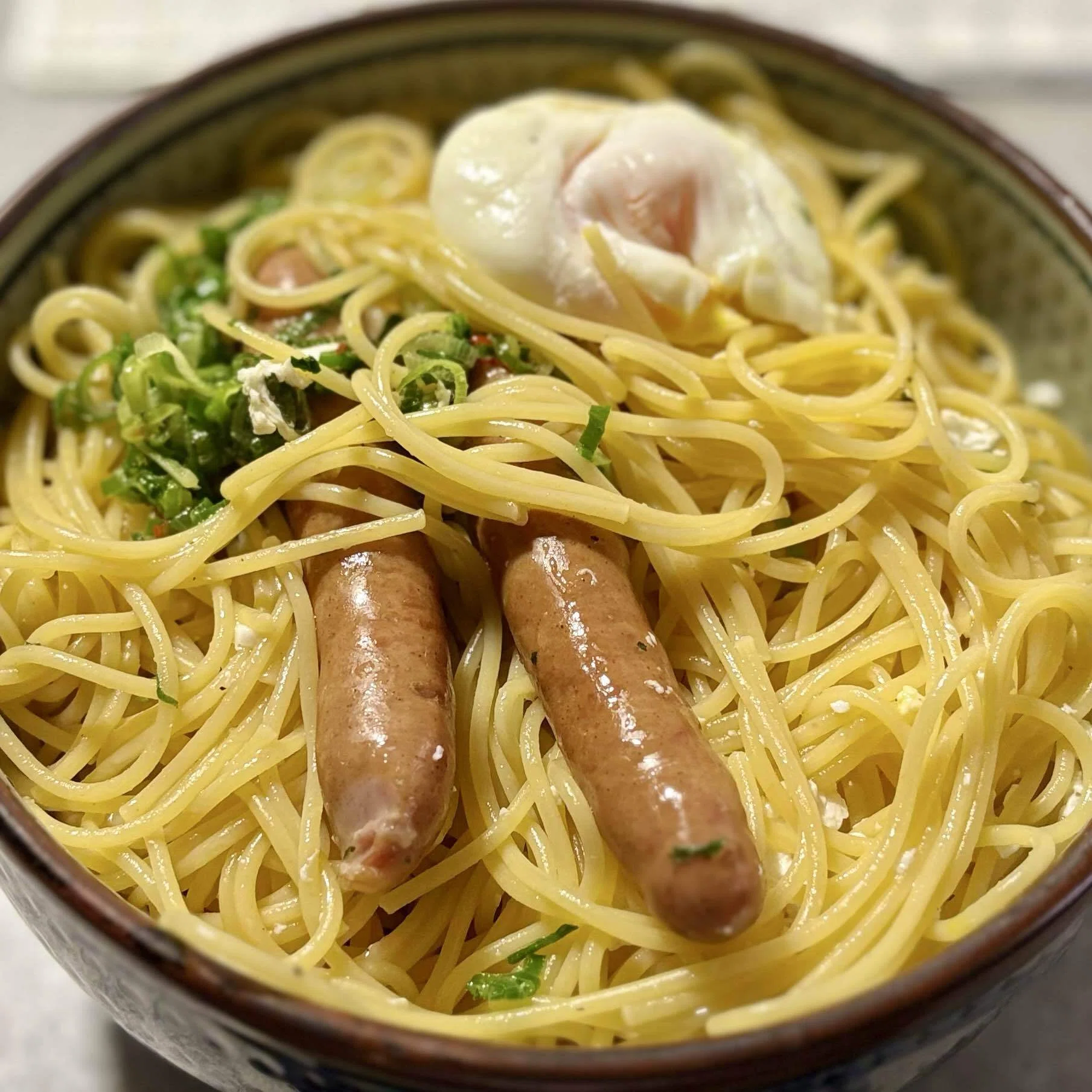 コンビニ材で作るネギ和えペペロンチーノ｜ZUSH