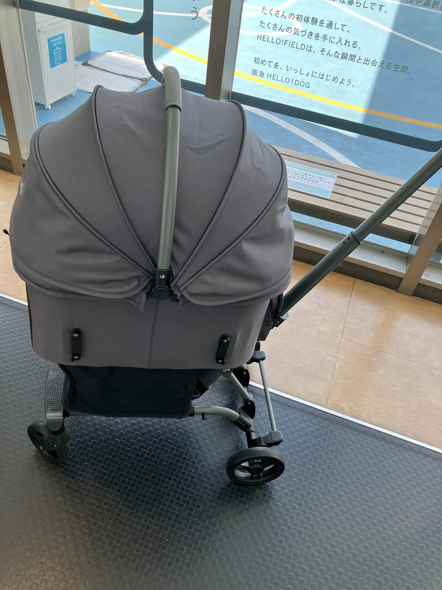 Ingborsa ペットカート グレー ペットカート選び、色々比較して決定しました。｜pan pan