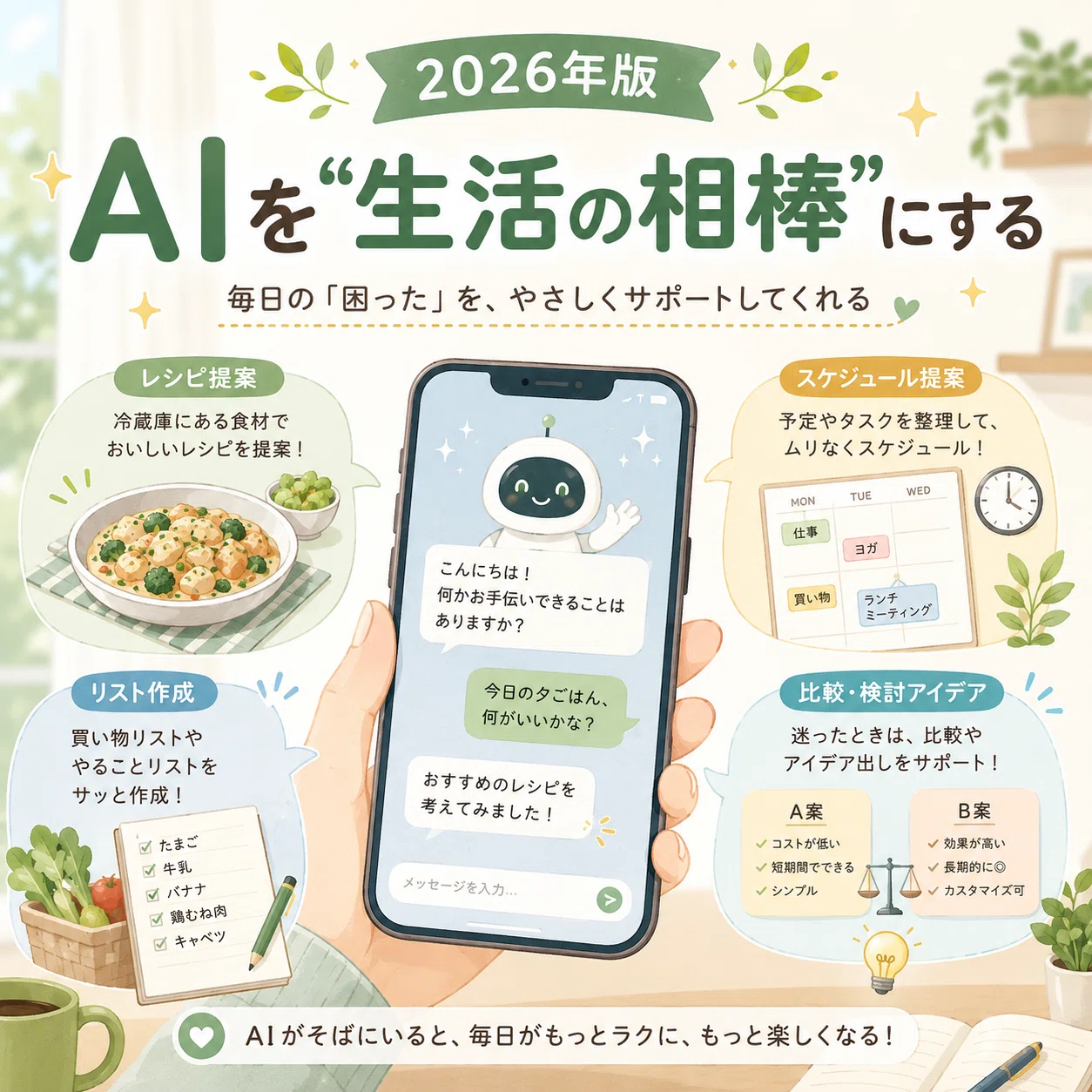 ??【2026年版】スマホ中心生活の始め方?✨スマホを「生活の司令塔 
