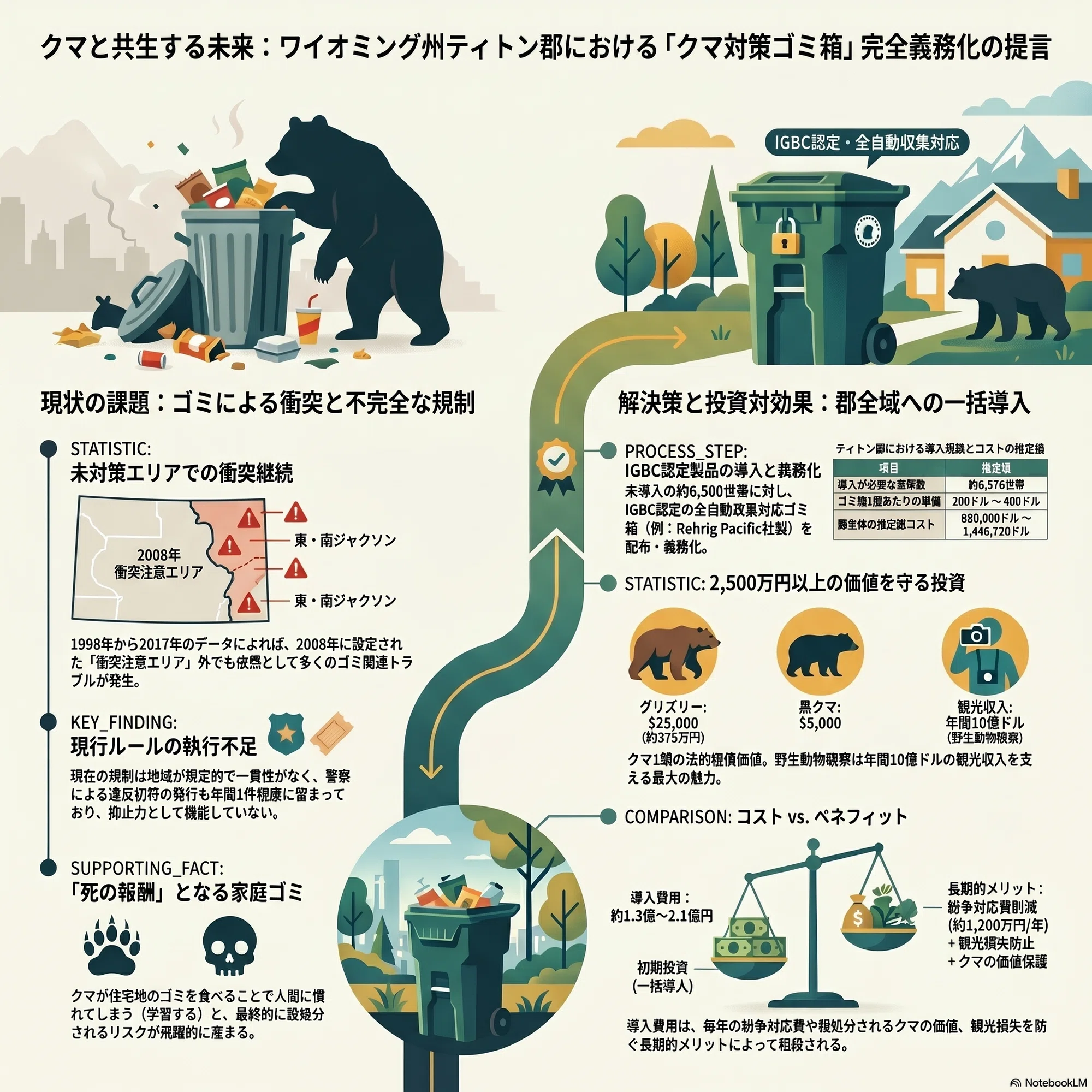 クマがもつ無形の価値とは何か？野生動物を守るために経済学を使う