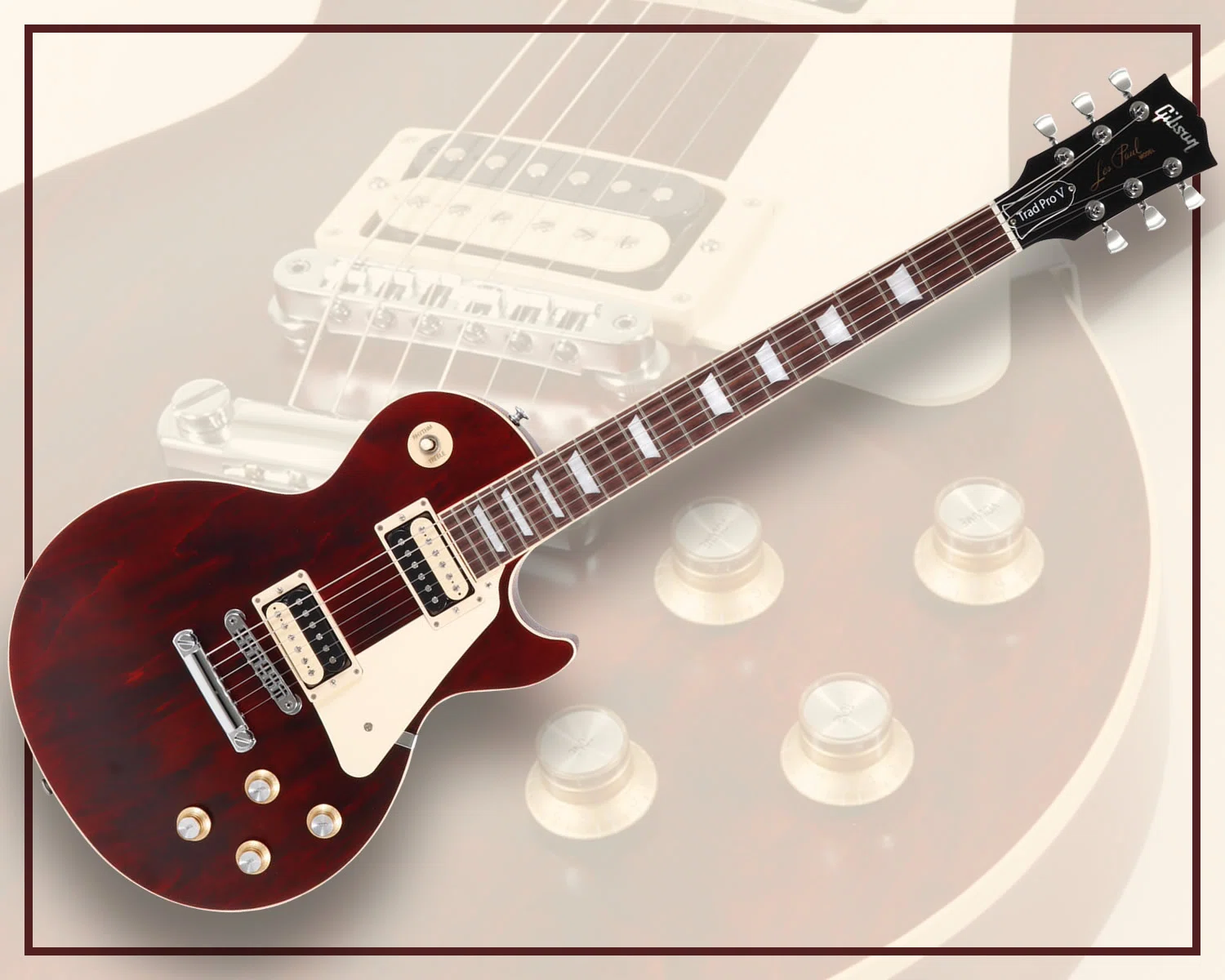Gibson Les Paul Traditional 専用ケース付き 伝統と革新の融合！渋い艶消しワインレッドのギブソン「LP