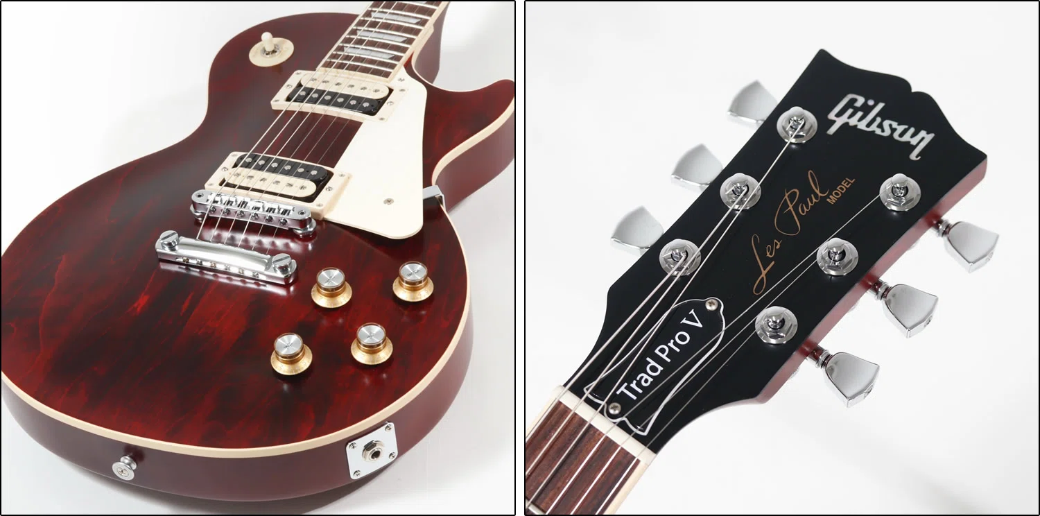 伝統と革新の融合！渋い艶消しワインレッドのギブソン「LP
