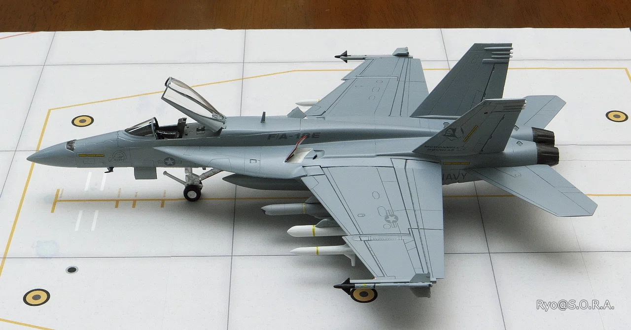 プラモデル製作記 タミヤ 1/72 F/A-18E スーパーホーネット｜Ryo@S.O.R.A.