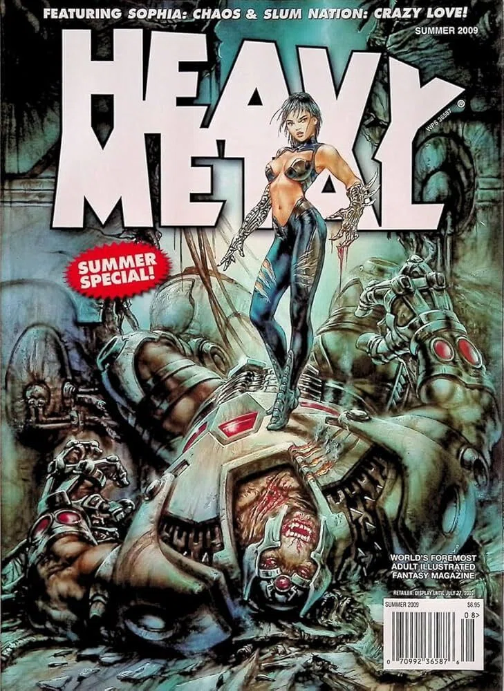 ヘビーメタル 販促ポスター B2 1981年 Heavy l アメコミ ヘヴィ・メタル（1981）：サイバーパンクの誕生地なのか？｜Brett