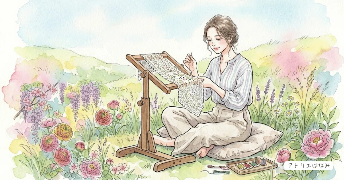 リンクウェアフリー素材・手芸する人
