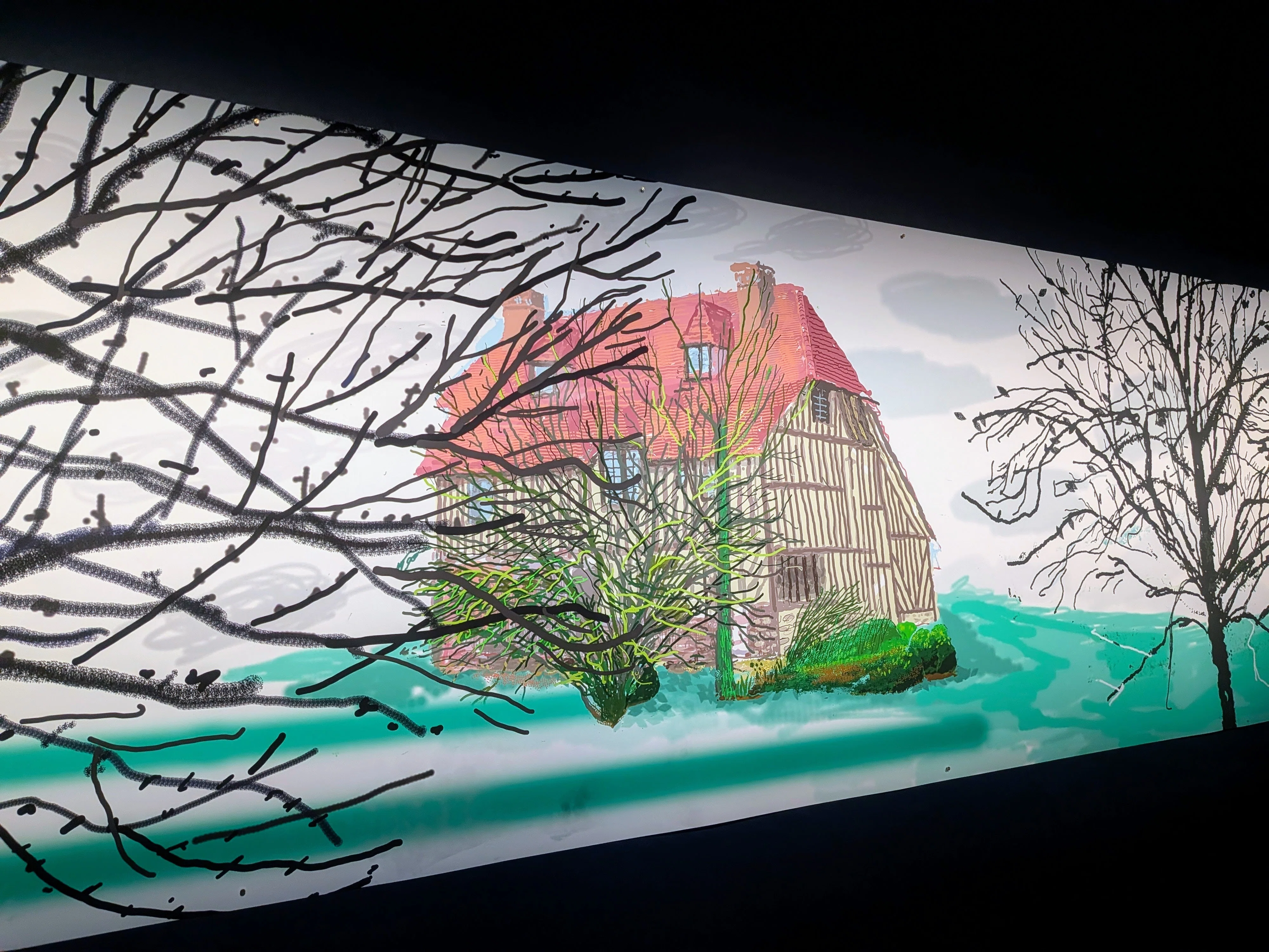 イギリス】 David Hockney の展示を観てきました @ Serpentine Gallery