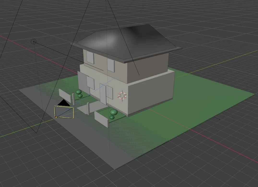 Claude×Blenderで一戸建てをテクスチャ化。AI×3Dを「見せる作品」から
