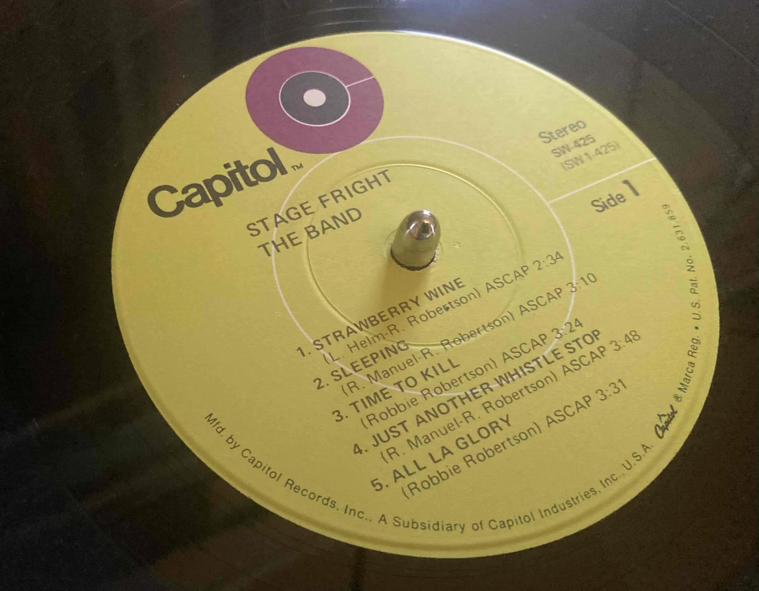 The Band [ Stage Flight ] Capitol SW-425｜naruru's Record