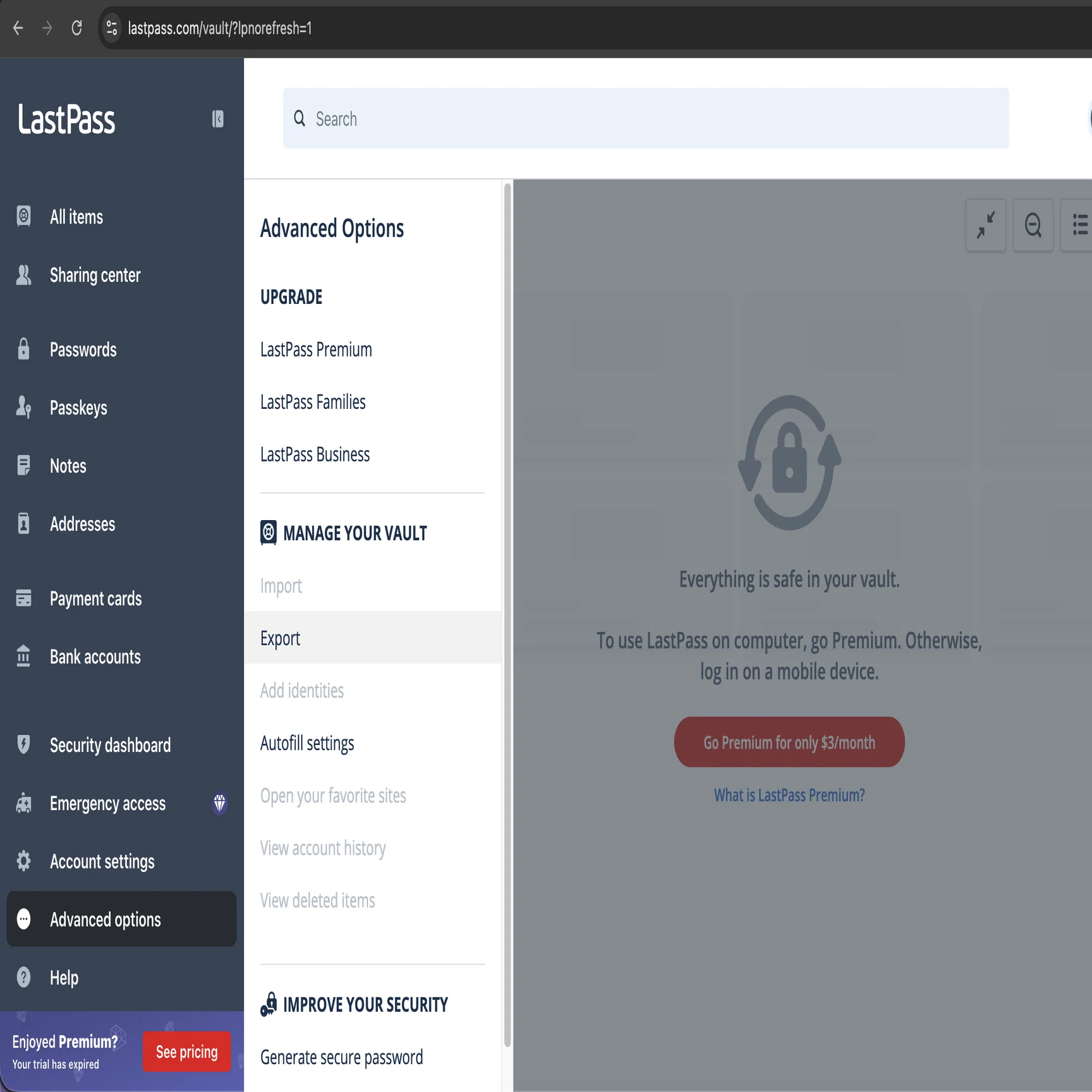 LastPassのマスターパスワードを忘れた！復旧しようとするも上手くいか