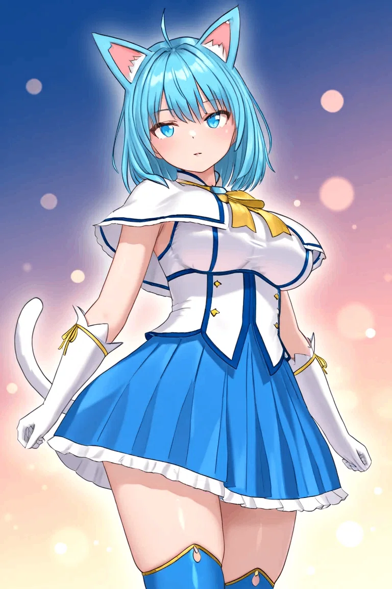 Tensor.Art】最近の魔法少女にゃーさん生成物など｜にゃー会長