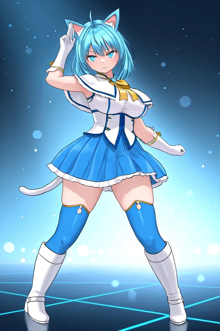 Tensor.Art】最近の魔法少女にゃーさん生成物など｜にゃー会長
