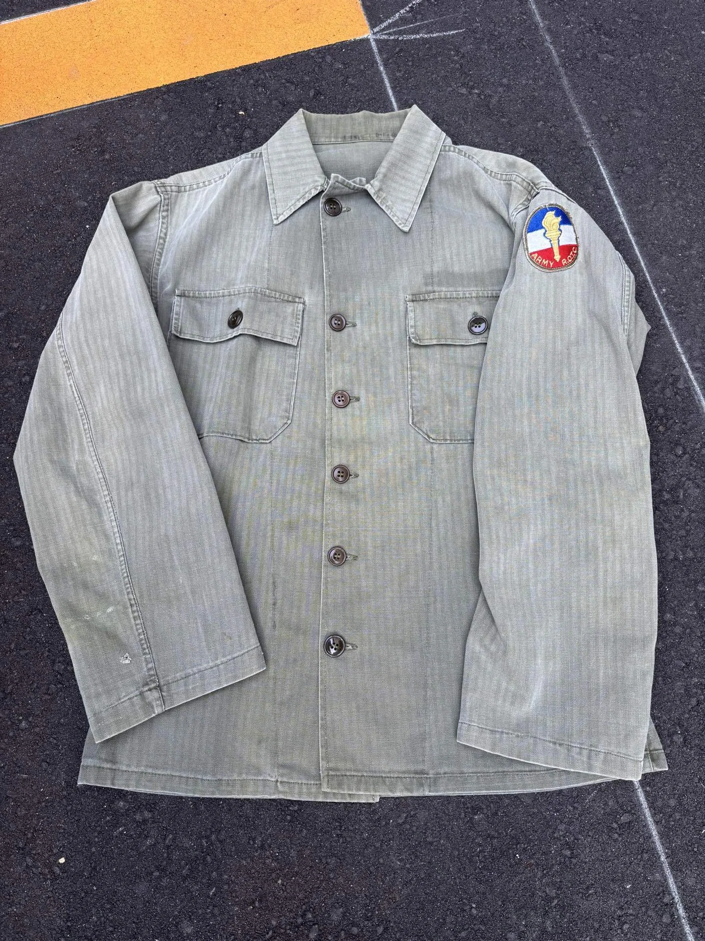 ミリタリー】希少50s US ARMY ユーティリティシャツ1stモデル｜ttttto