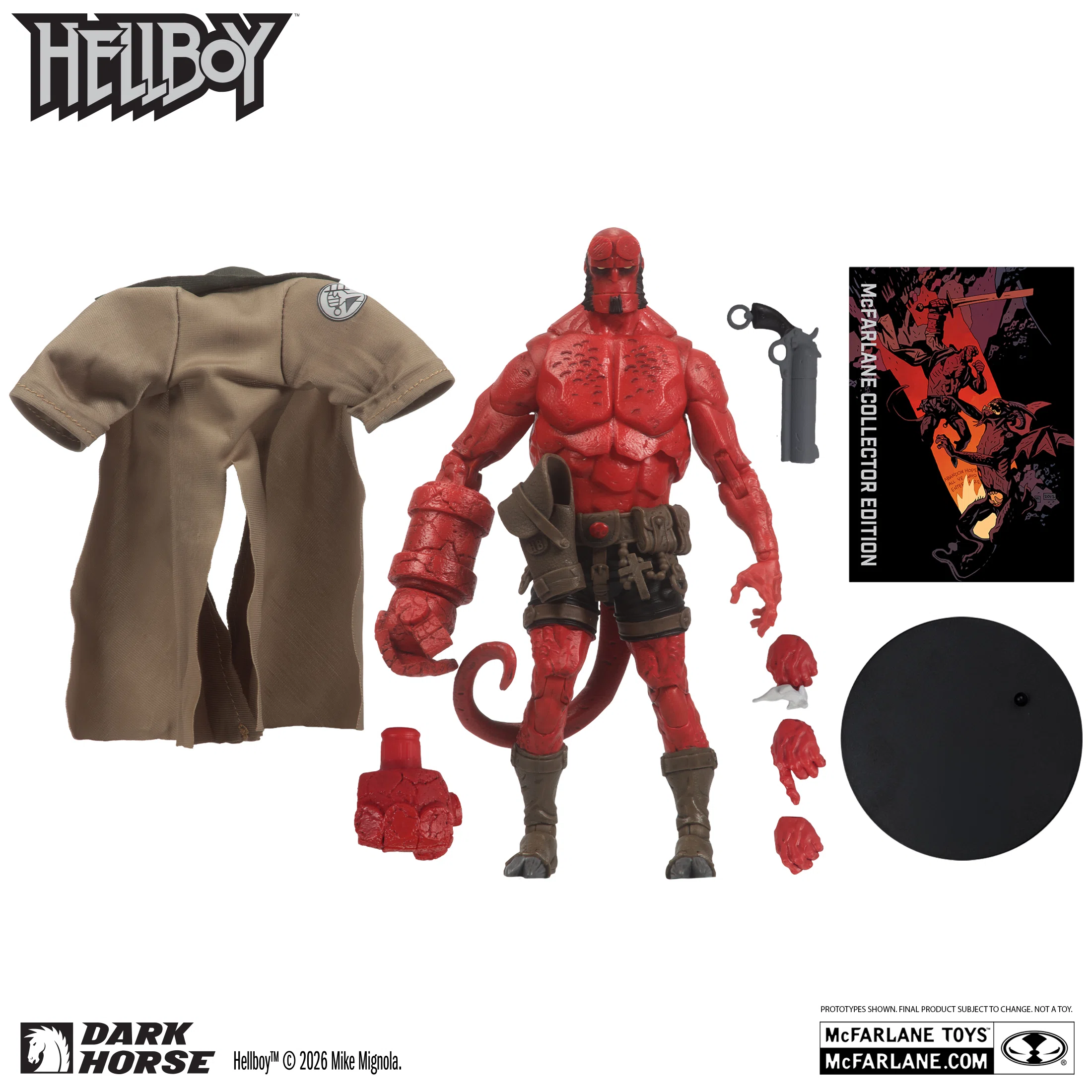 Hellboy McFarlane Collector Edition #60 Platinum Chase｜F.D.L & Tac