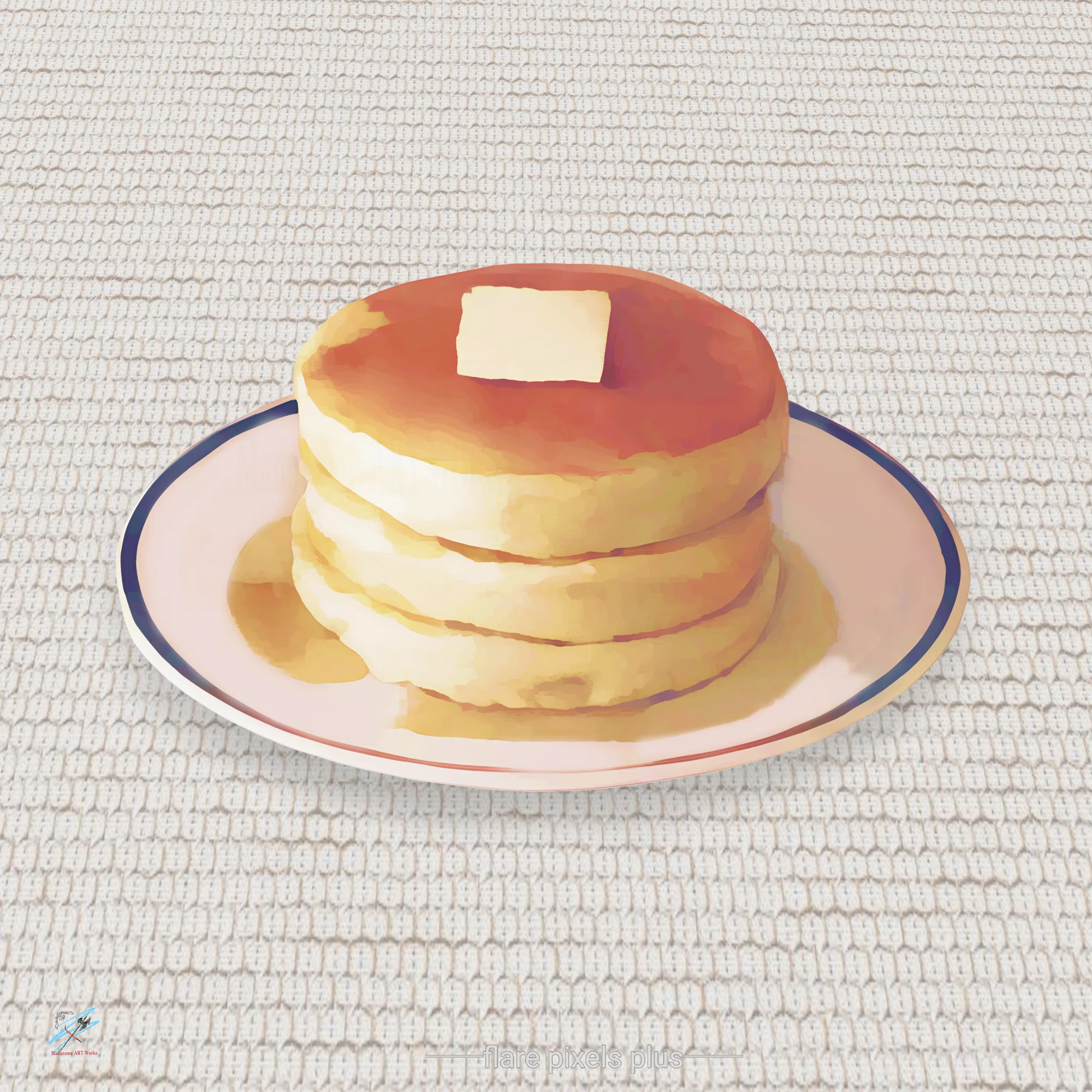 ホットケーキ〈069─Pancake〉｜斑目小夜 ─MadarameSayo─