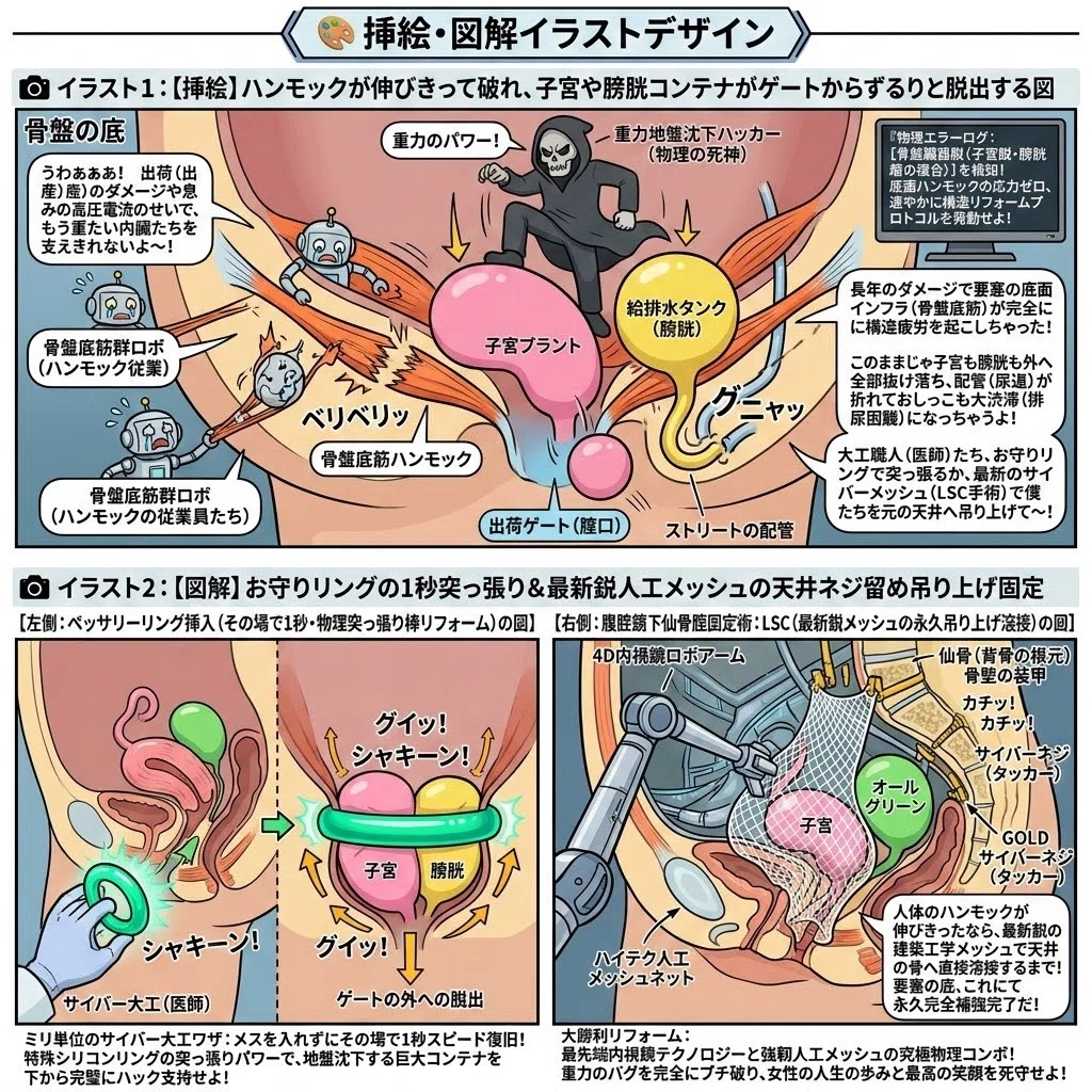 骨盤臓器脱（こつばんぞうきだつ：POP - Pelvic Organ Prolapse