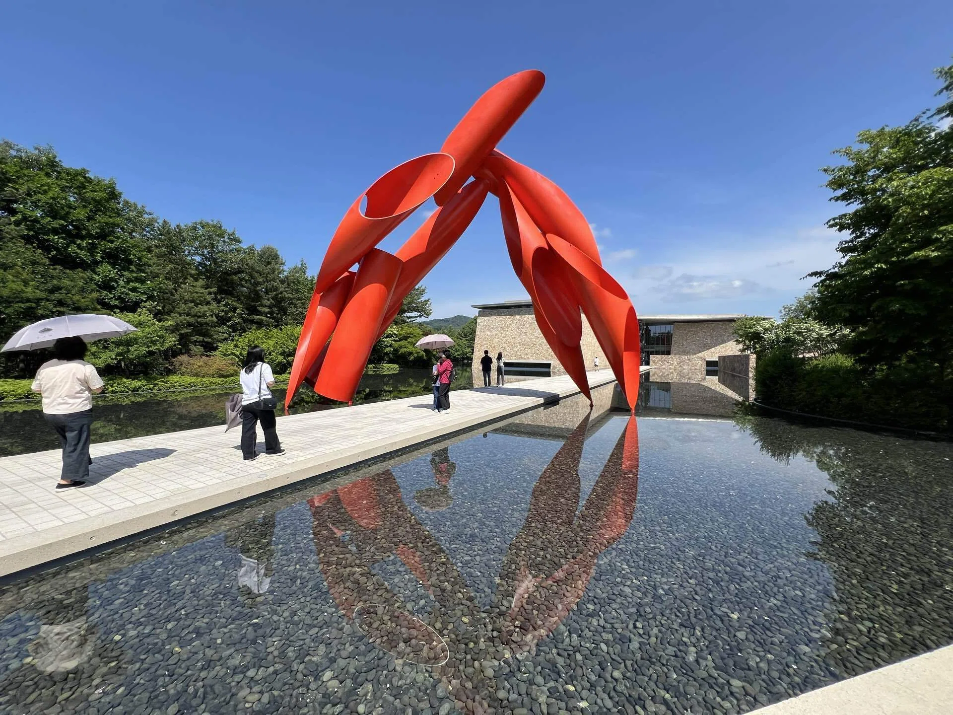 伊東熙寿作 油彩画 香遠亭（韓国ソウル）F6号　A-1２ 韓国アート旅🇰🇷】ソウル旅行3日目｜日帰りMuseum SAN、初めて