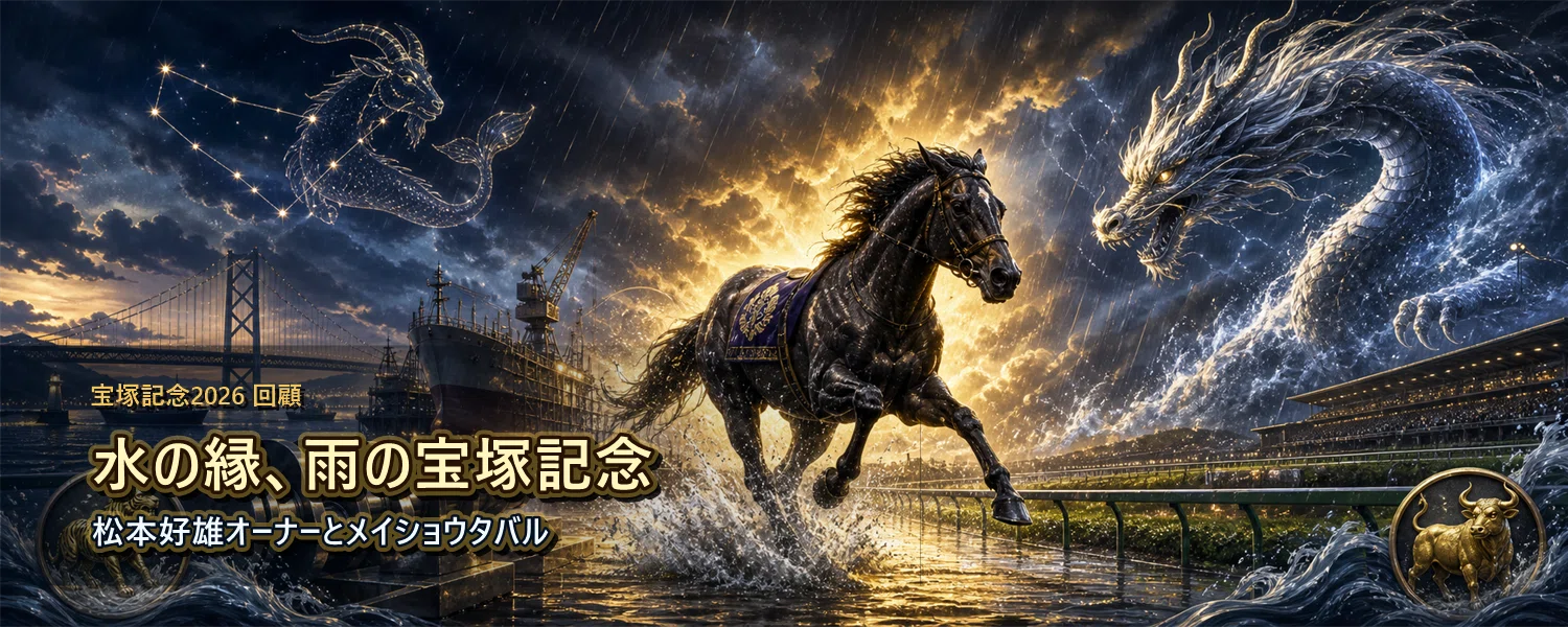 水の縁、雨の宝塚記念｜RYO