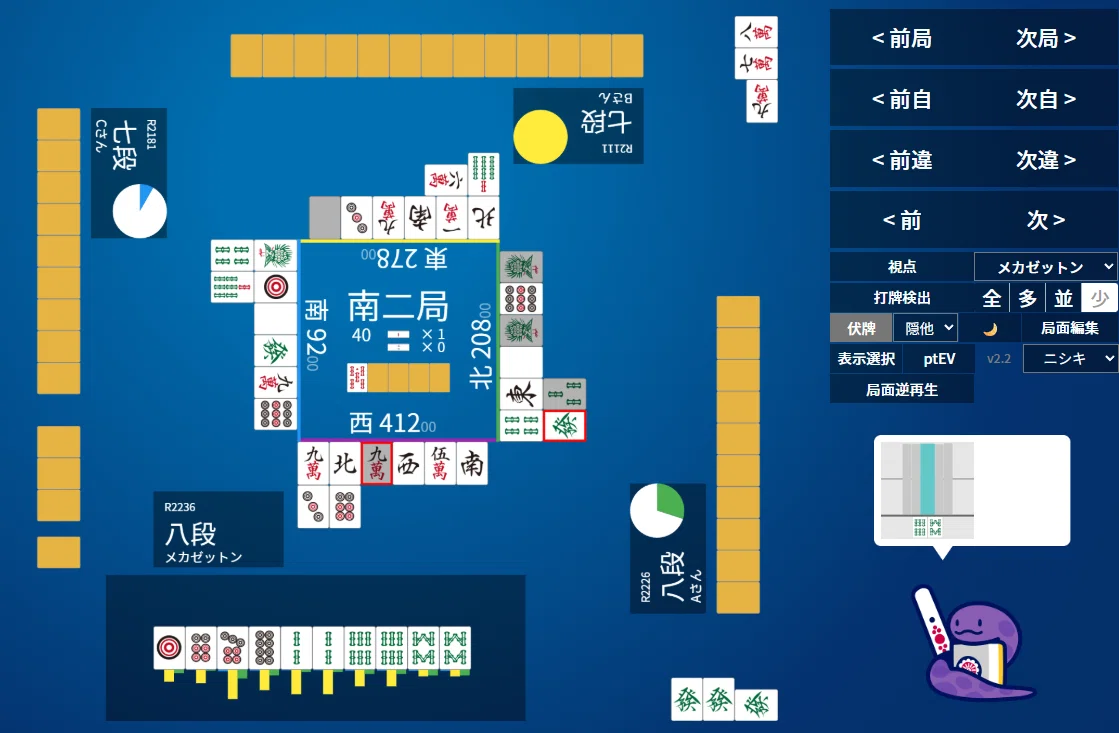 天鳳十段タッチを目指して毎日更新する麻雀note1387日(1休)｜メカZ