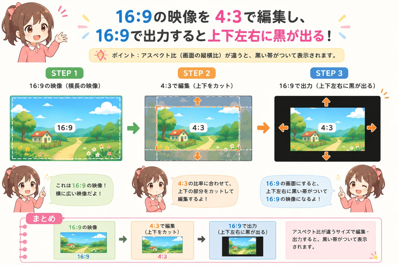 DVDにすると上下左右に黒い枠が出る理由｜DVD即日コピー専門店＠アイ
