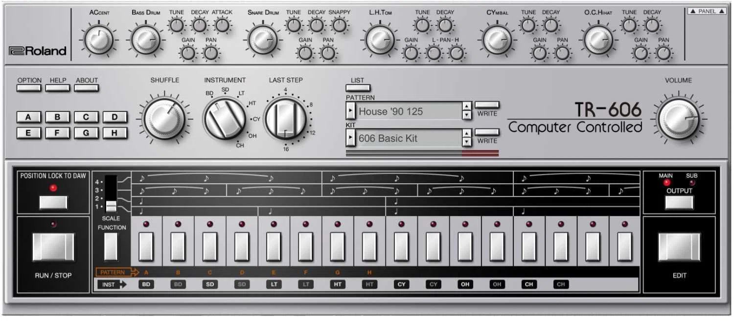 Roland TR-606 セール！「失敗作」が名機になった606の音をソフトで