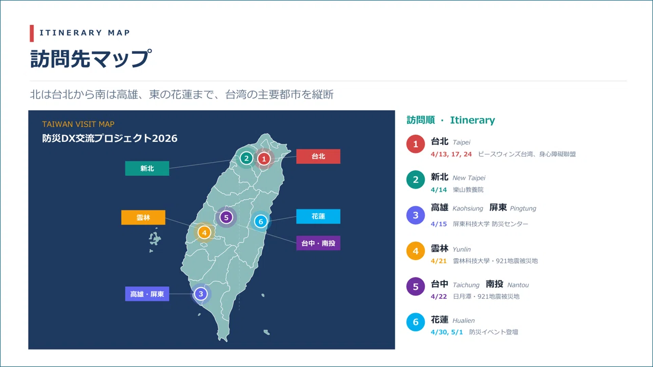 開催レポート：台湾出張報告会（防災DX交流プロジェクト）｜【公式