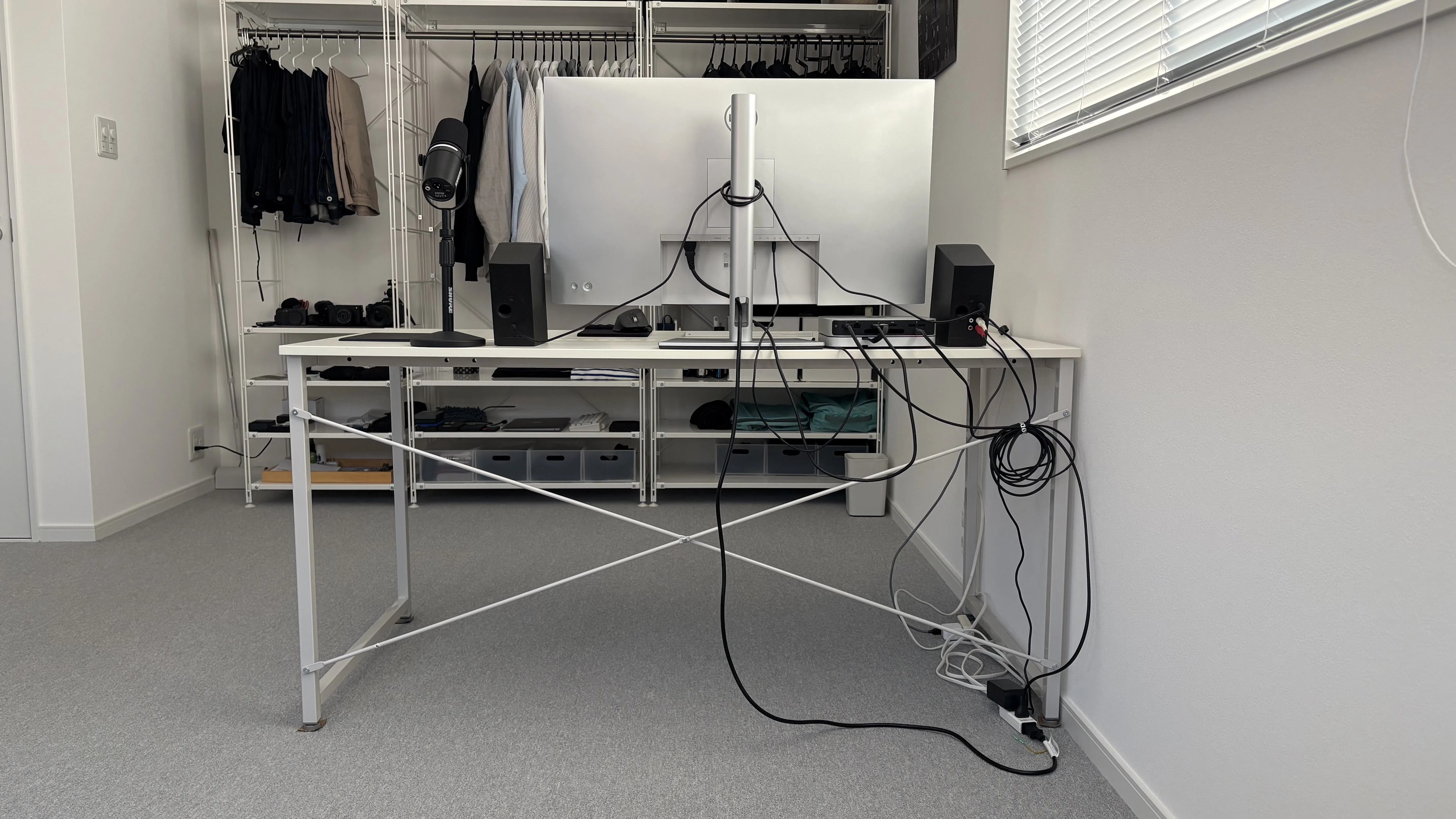 初めての白デスク / サンワダイレクト シンプルワークデスクを購入して